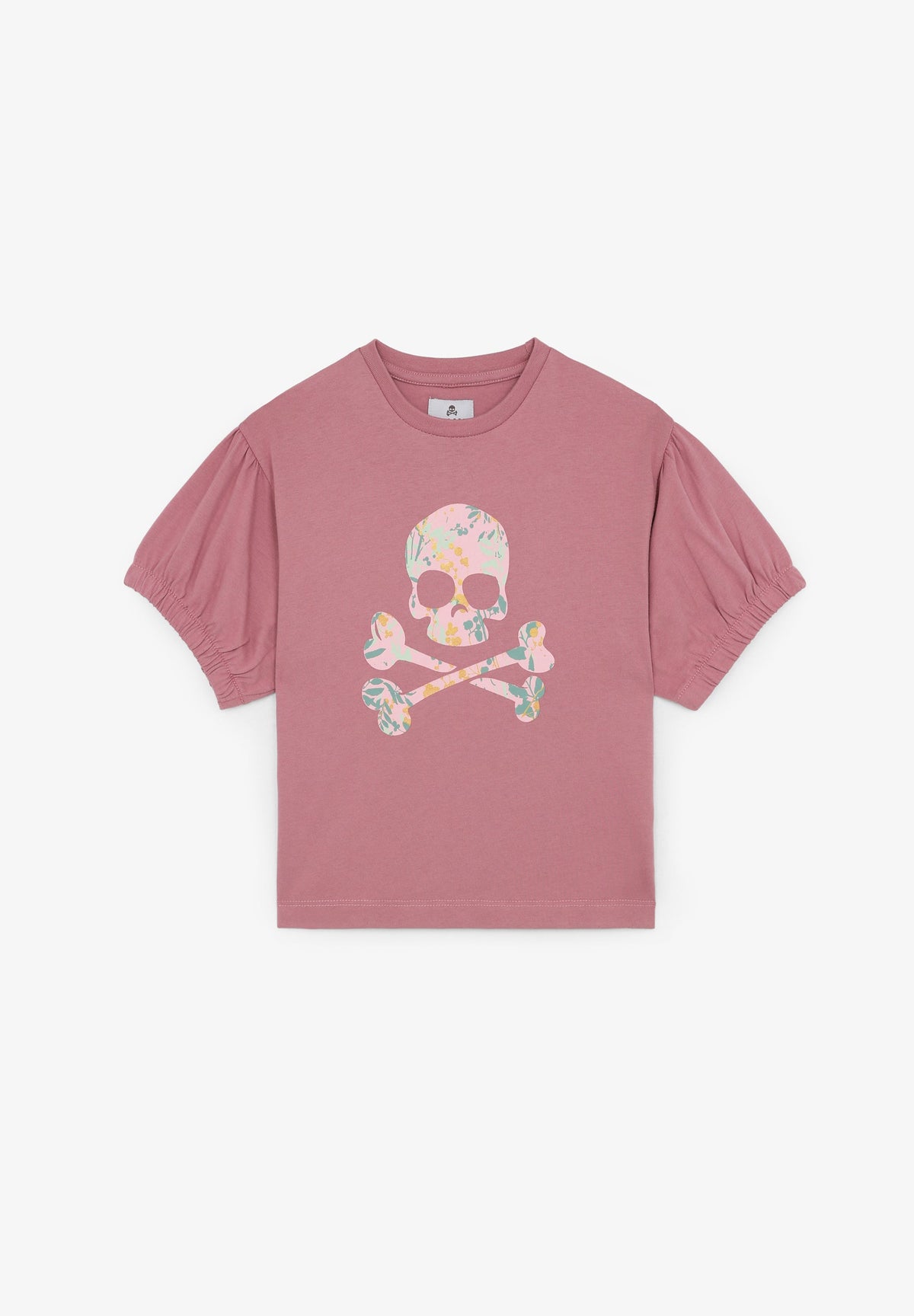 CAMISETA MANGA ABULLONADA