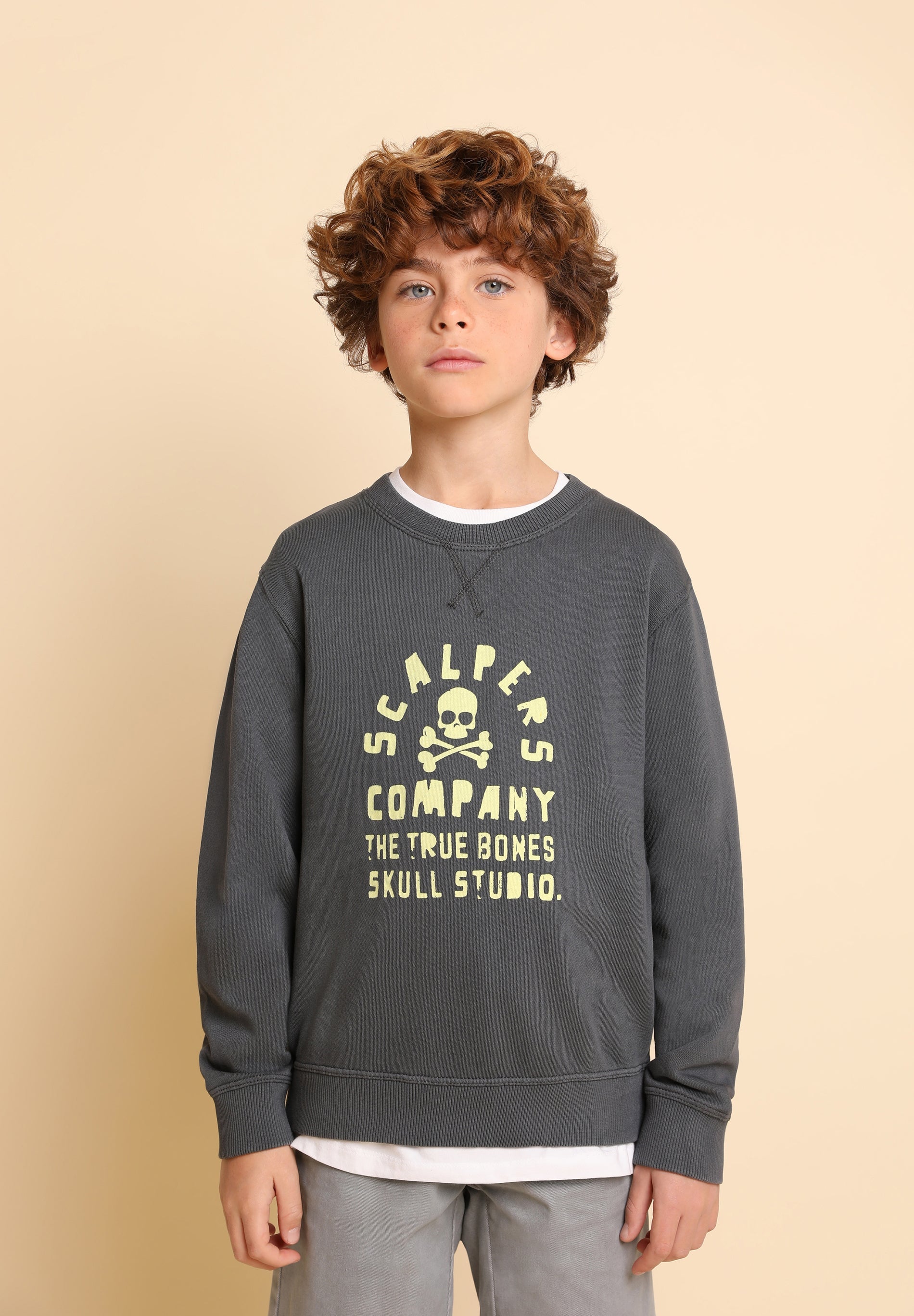 SUDADERA PRINT CONTRASTE