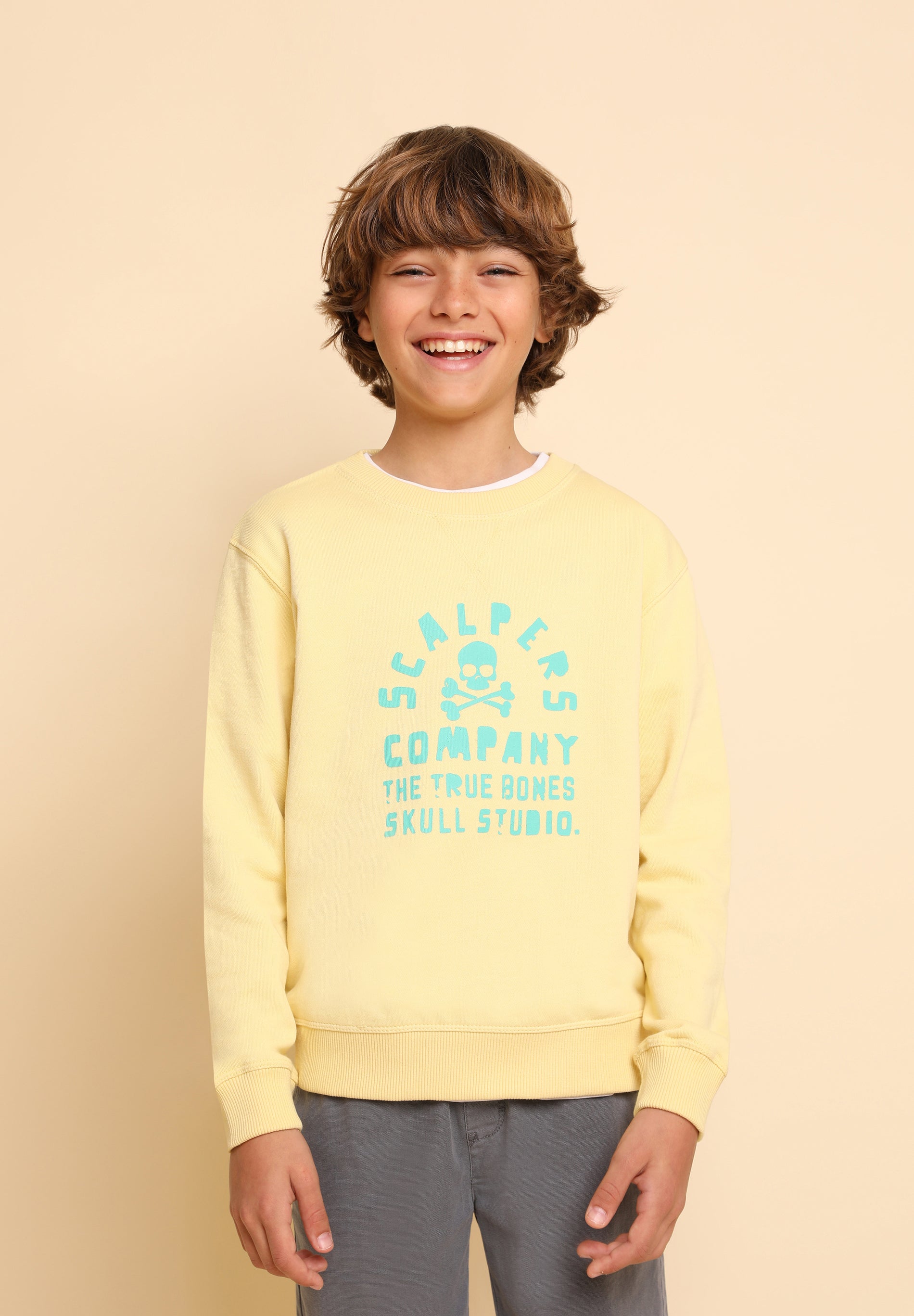 SUDADERA PRINT CONTRASTE