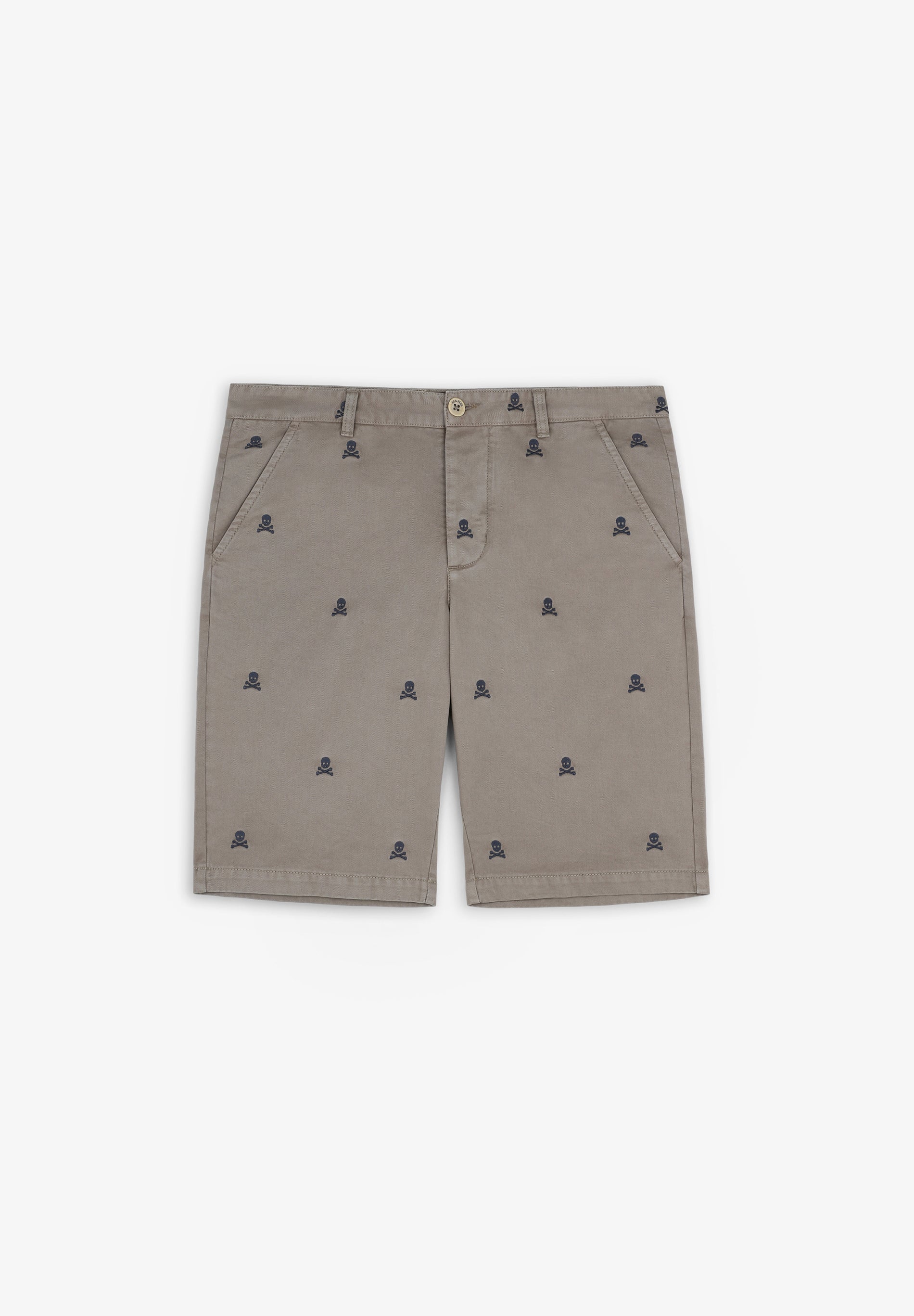 SKULL EMB BT SHORTS