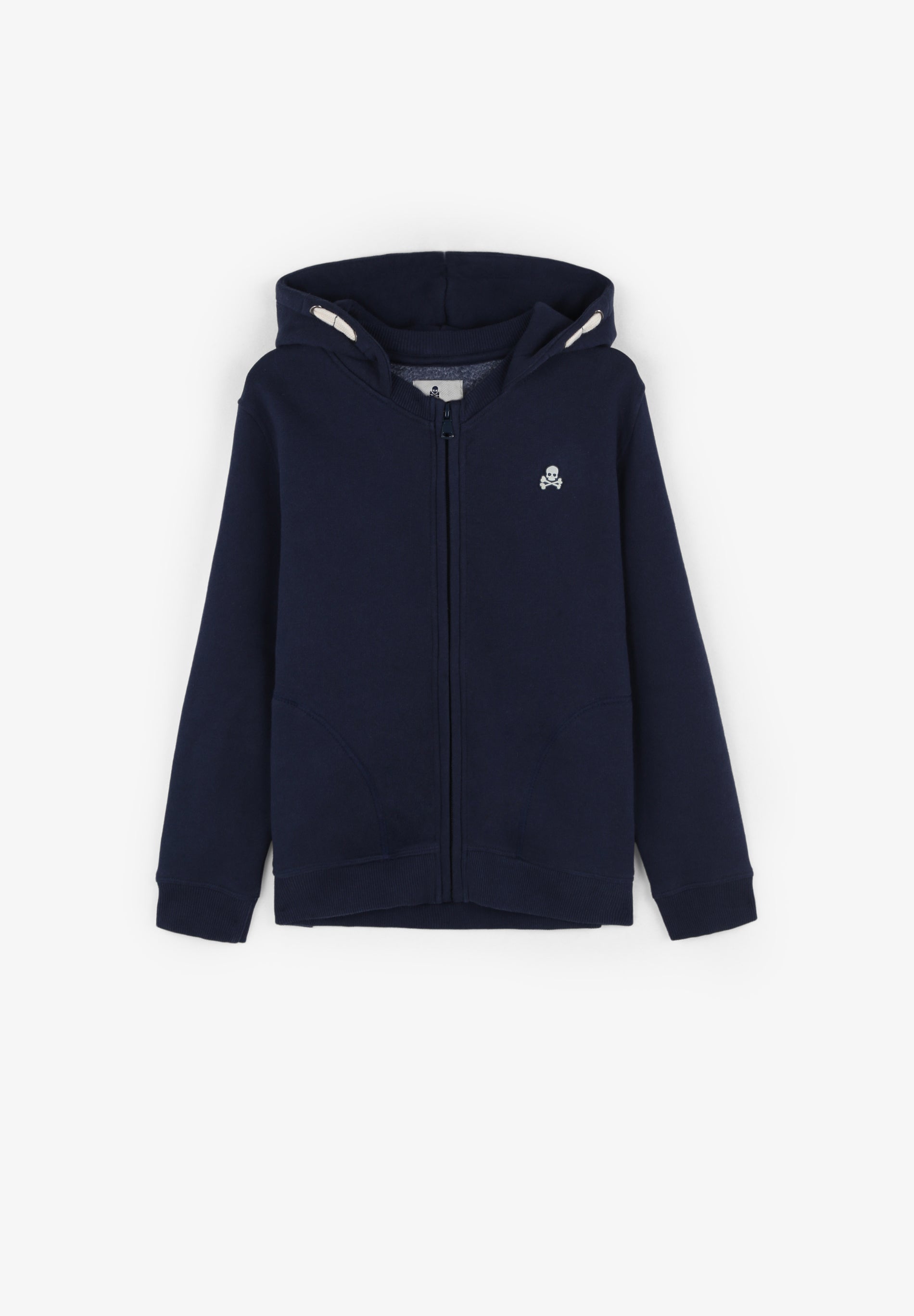SUDADERA CAPUCHA CALAVERA BORDADA