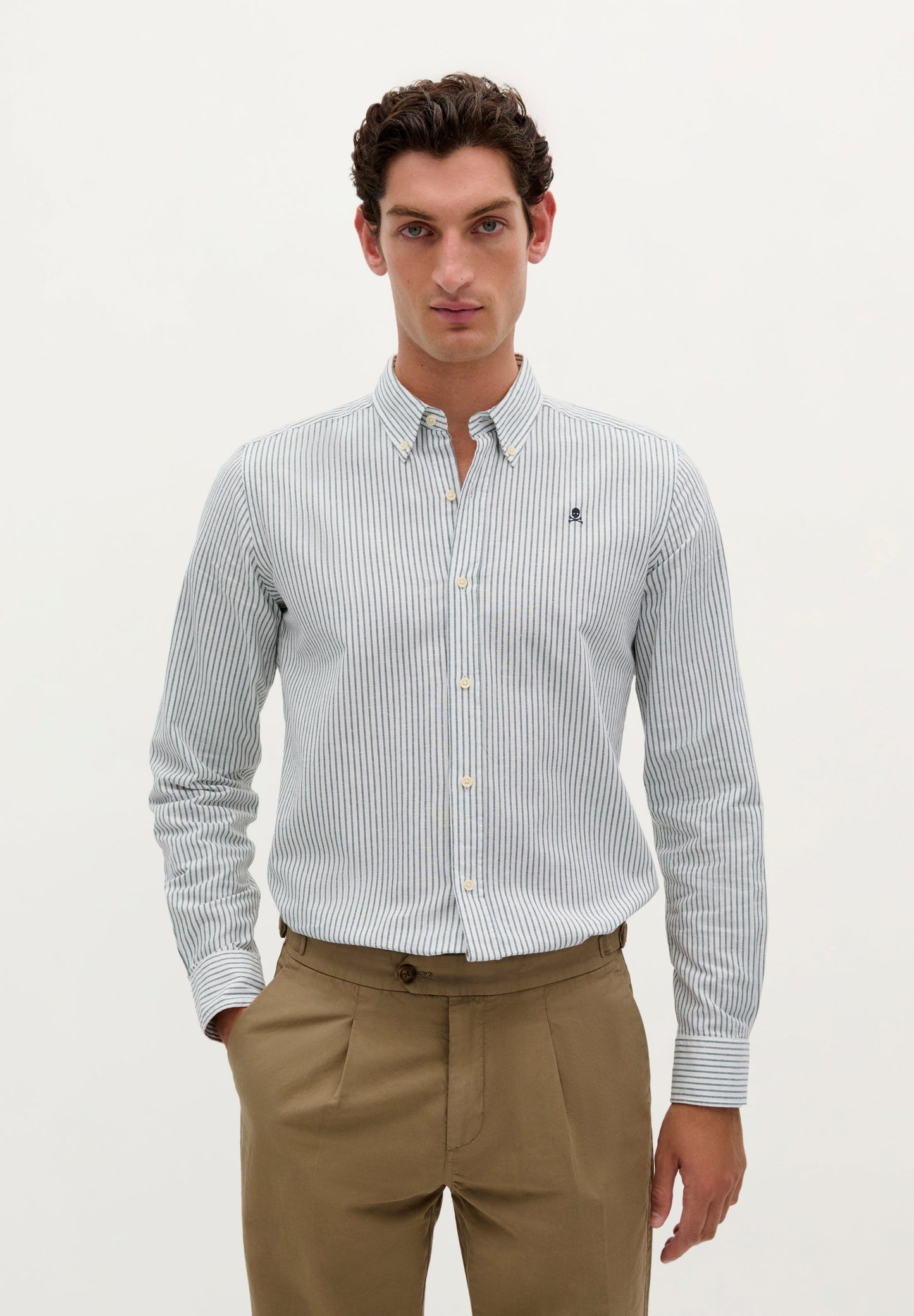 CAMISA RAYAS CALAVERA CONTRASTE