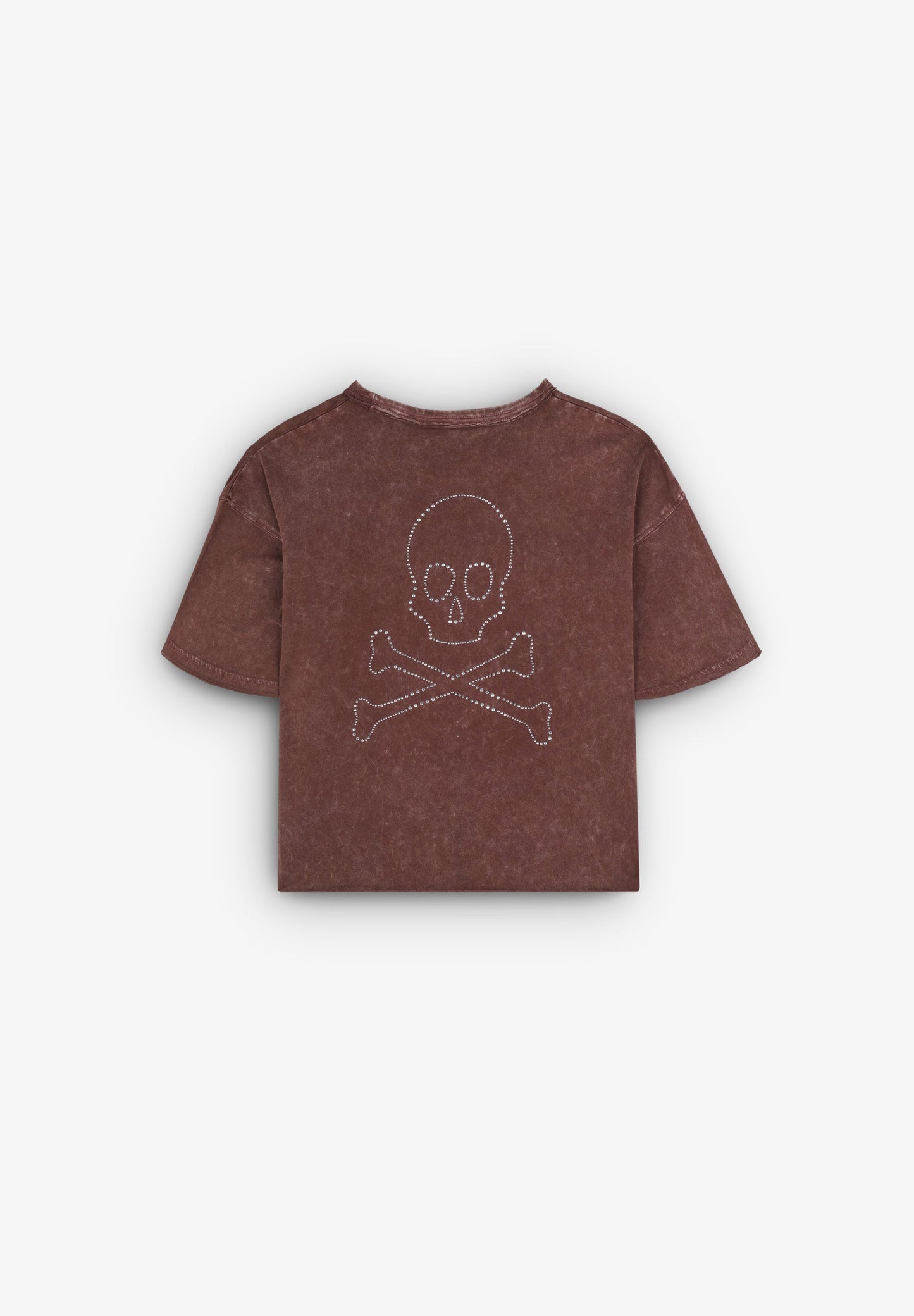 POLERA CALAVERA TRASERA STRASS