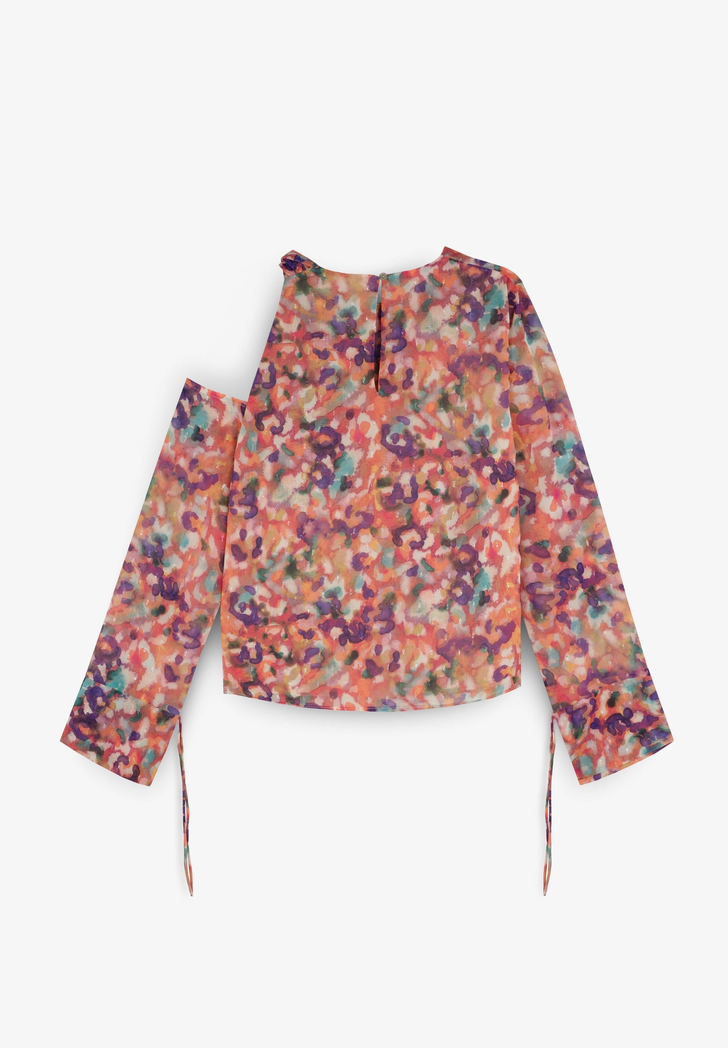 BLUSA LAZOS ESTAMPADA