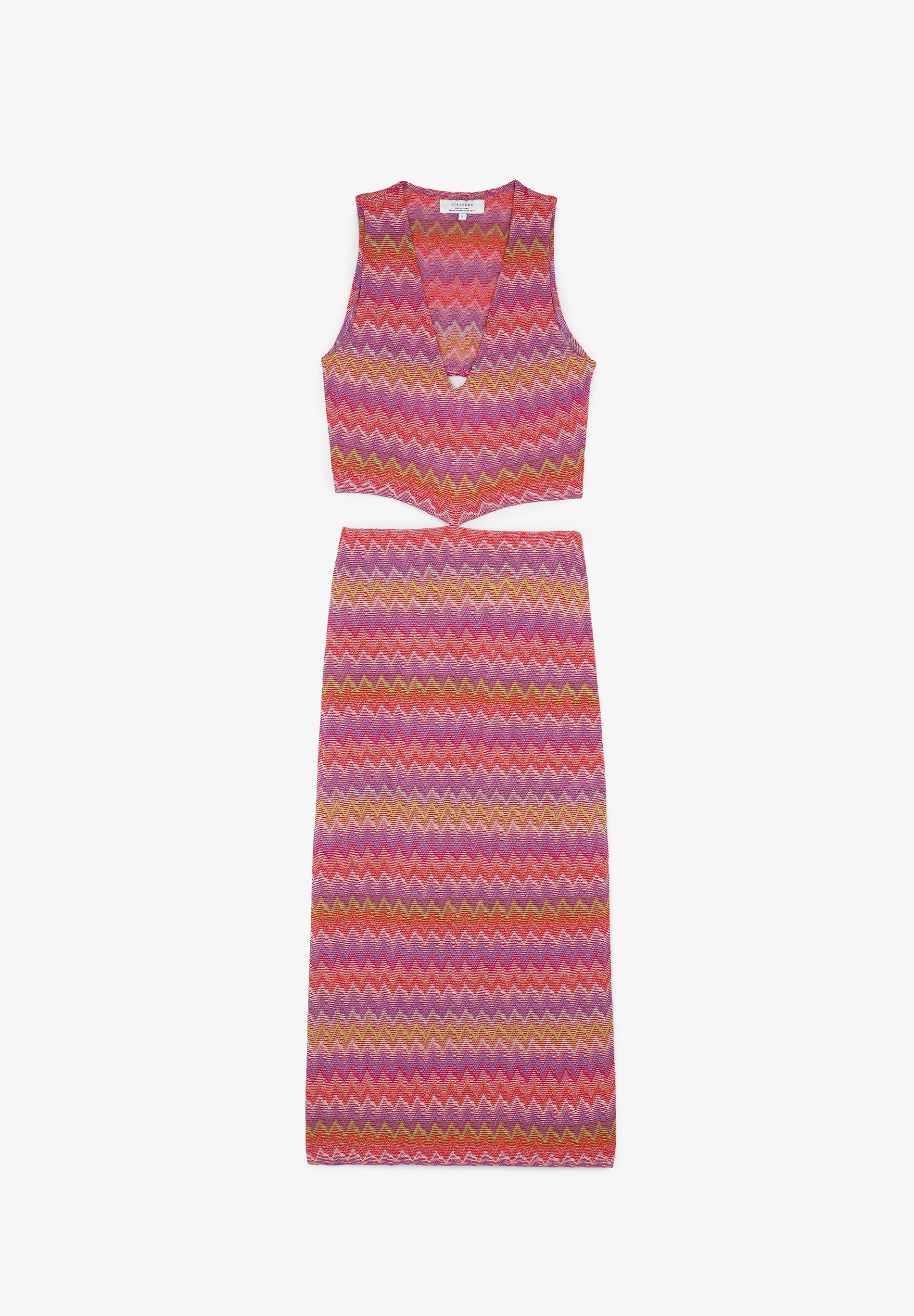 VESTIDO MIDI PUNTO ABERTURAS