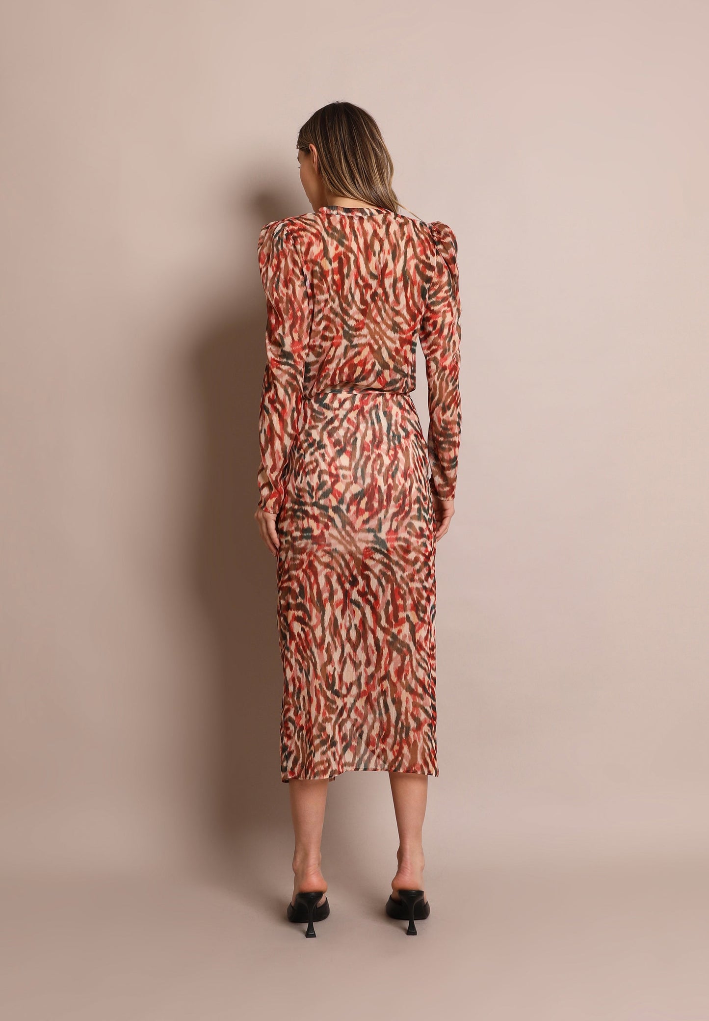 FALDA MIDI MULTICOLOR