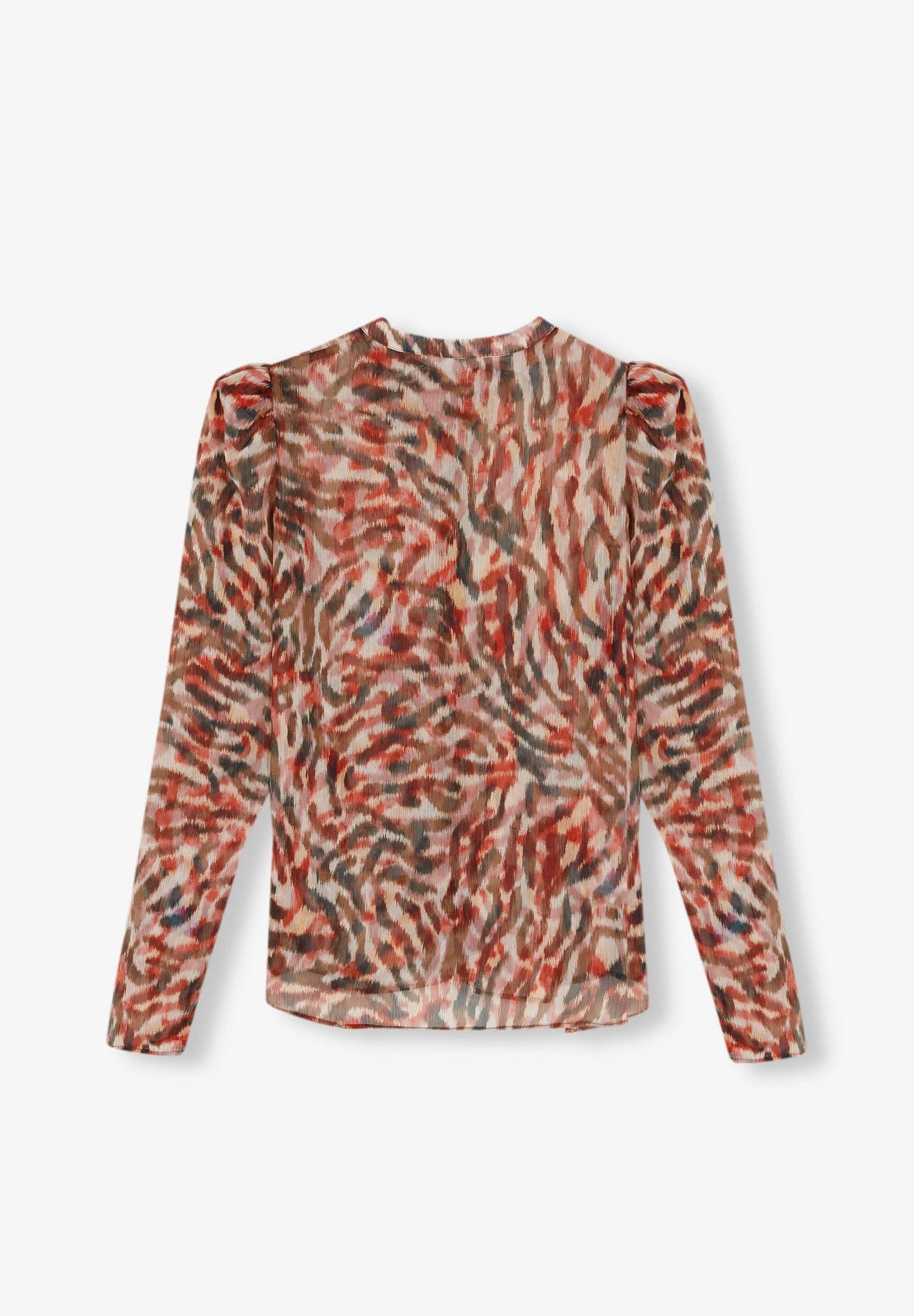 BLUSA MANGA ABULLONADA MULTICOLOR