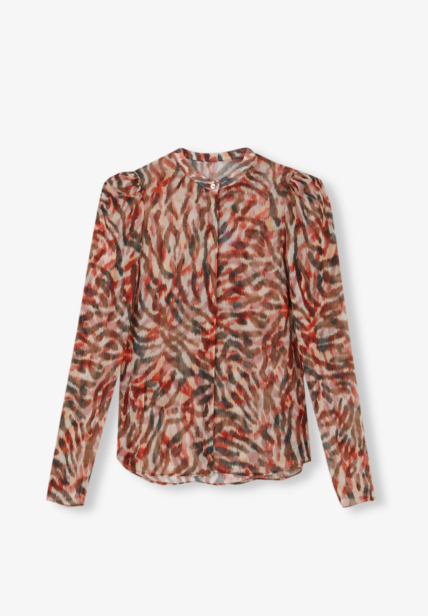 BLUSA MANGA ABULLONADA MULTICOLOR