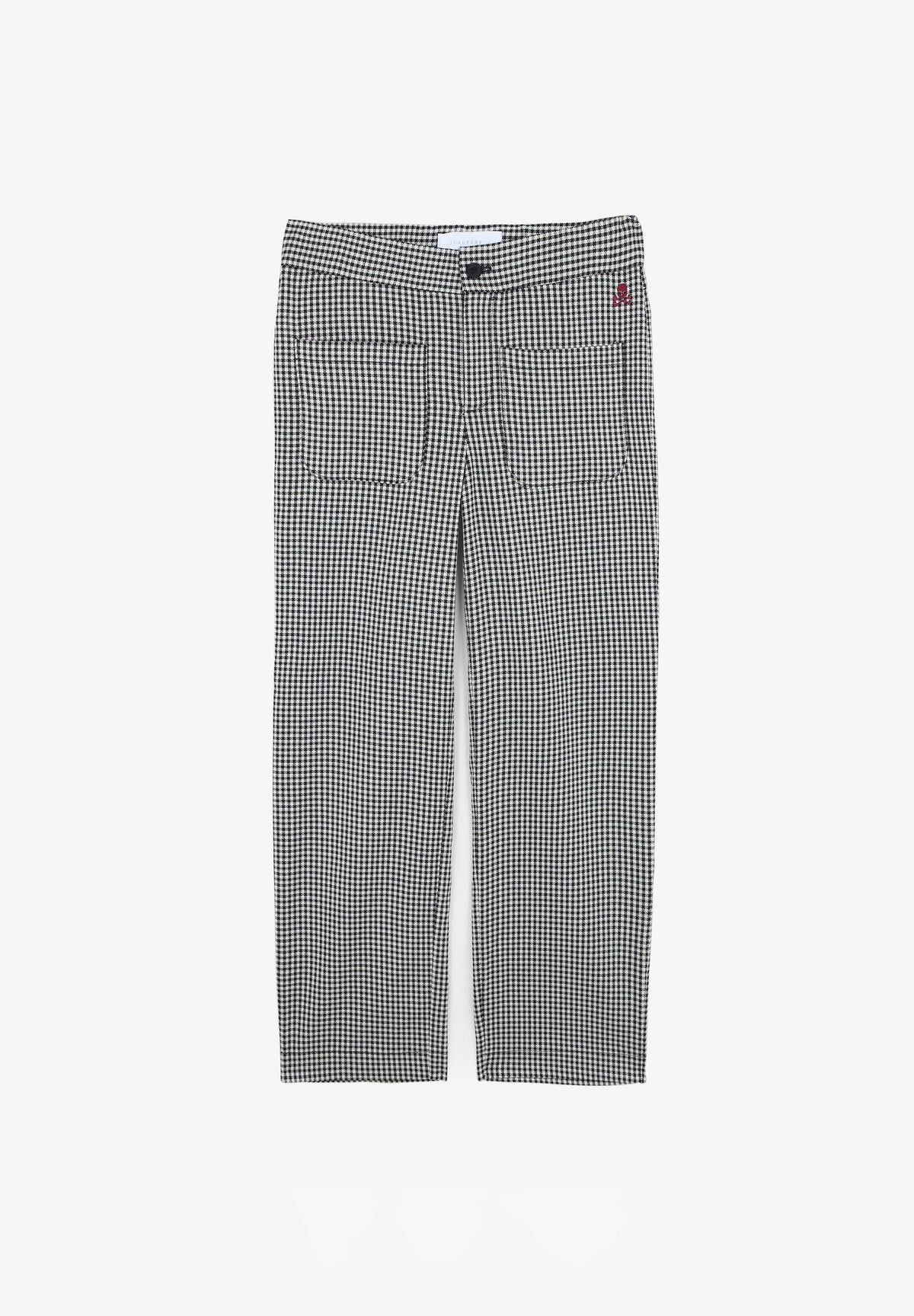 PANTALÓN MINI VICHY BOLSILLOS