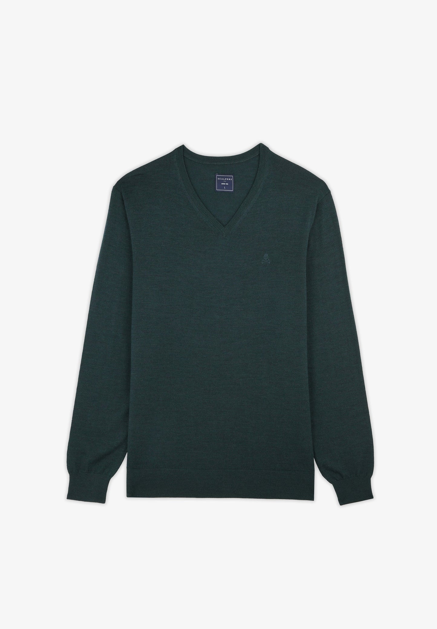 JERSEY CUELLO PICO CALAVERA LANA