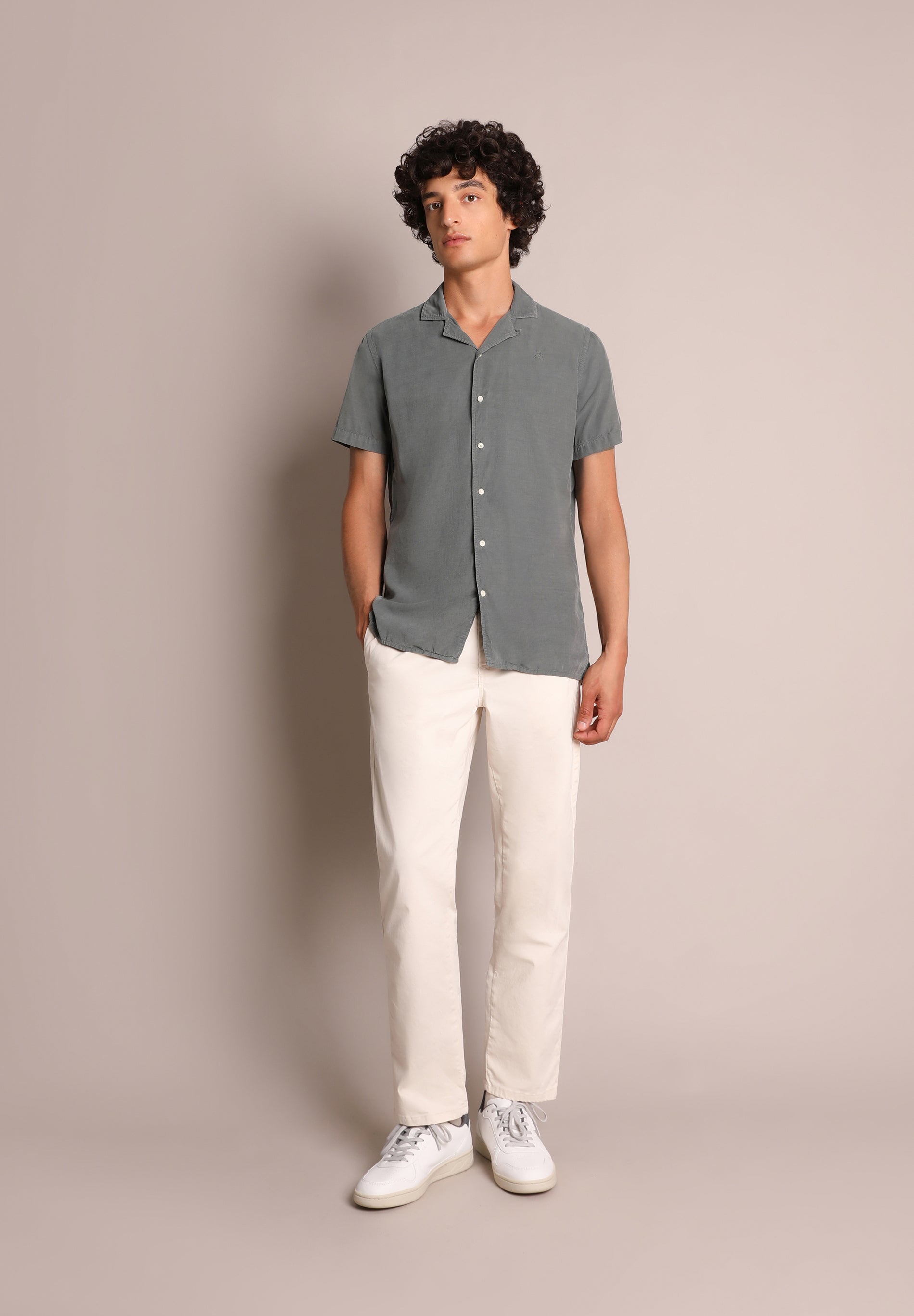 CAMISA PANA MANGA CORTA