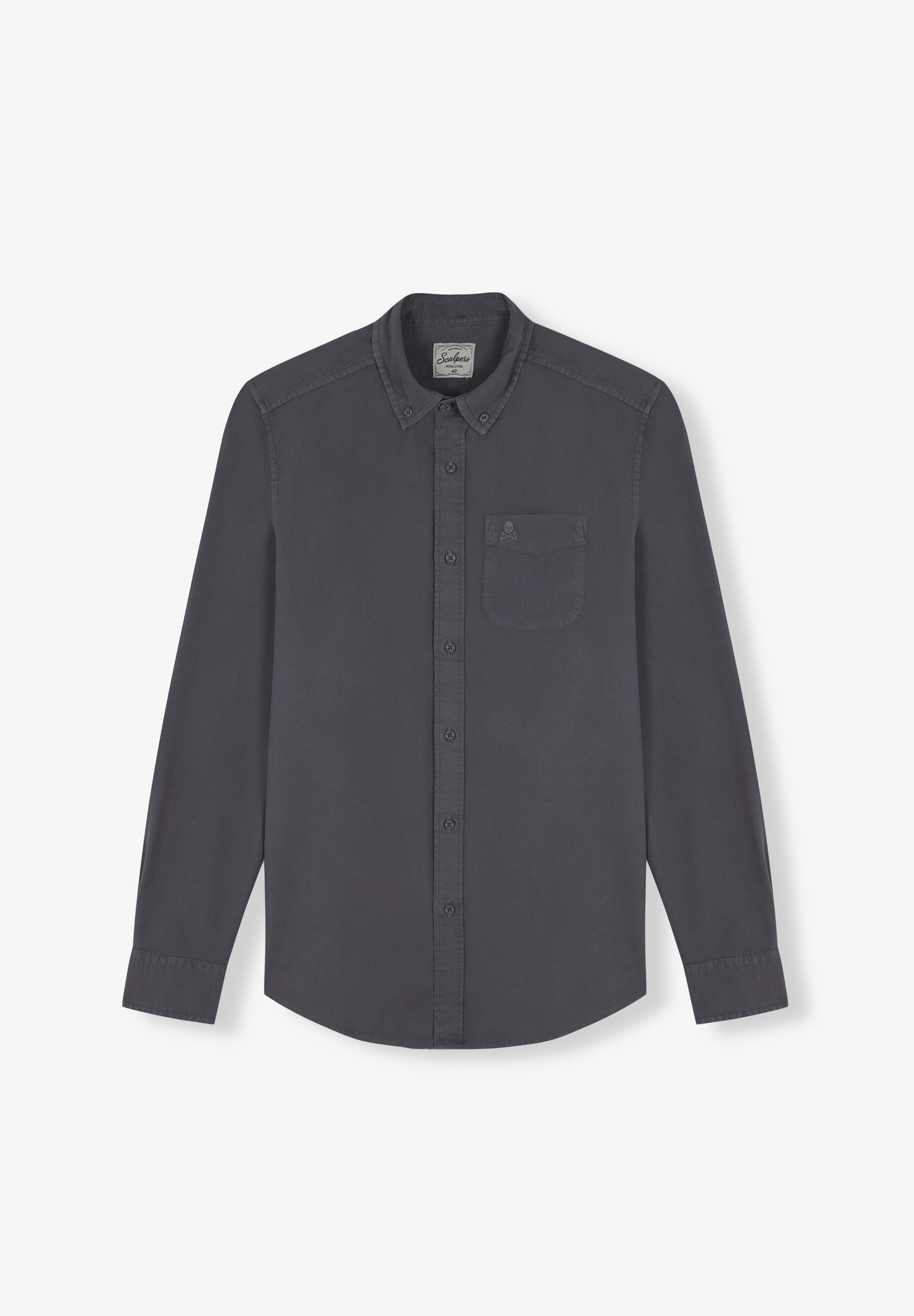 CAMISA BOLSILLO CUELLO BOTONES