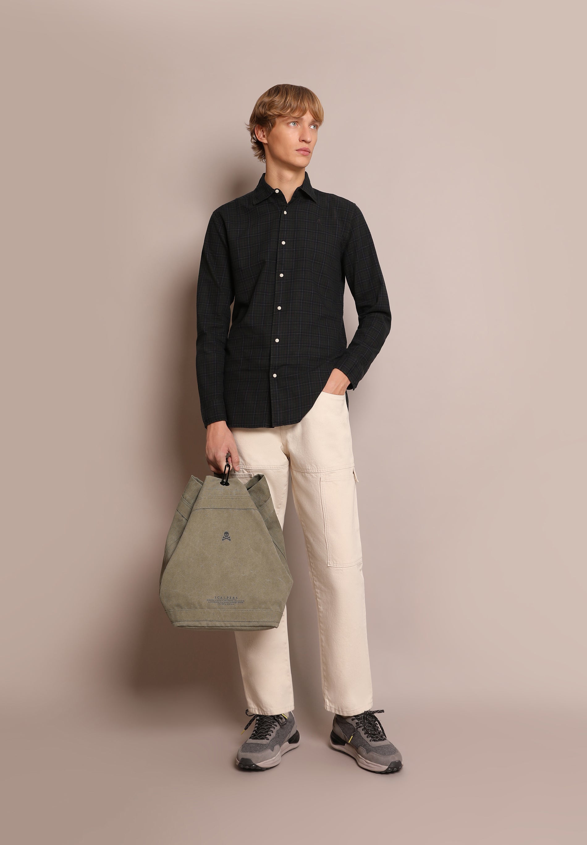 CAMISA CUADROS MINI CALAVERA