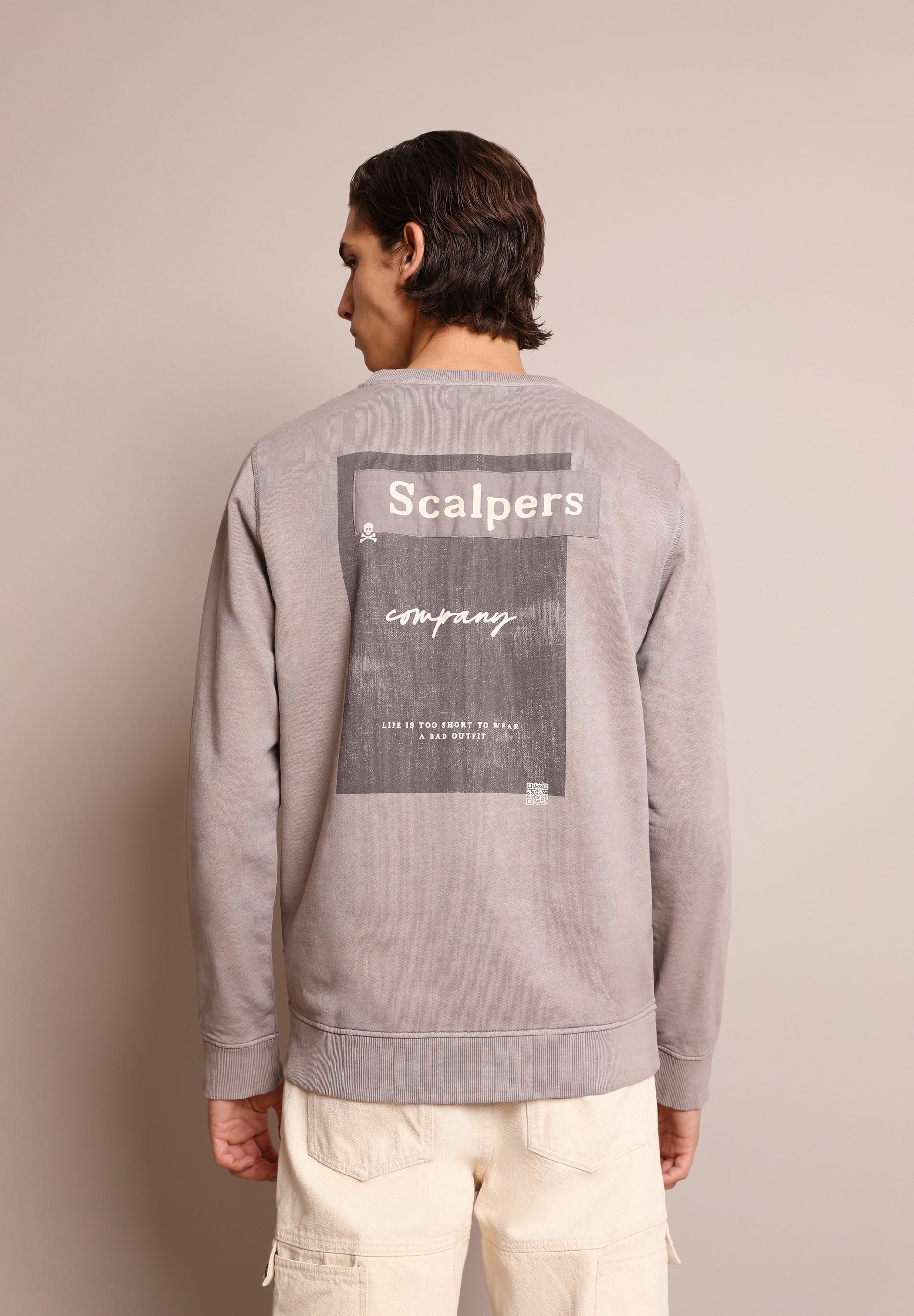 SUDADERA PRINT QR