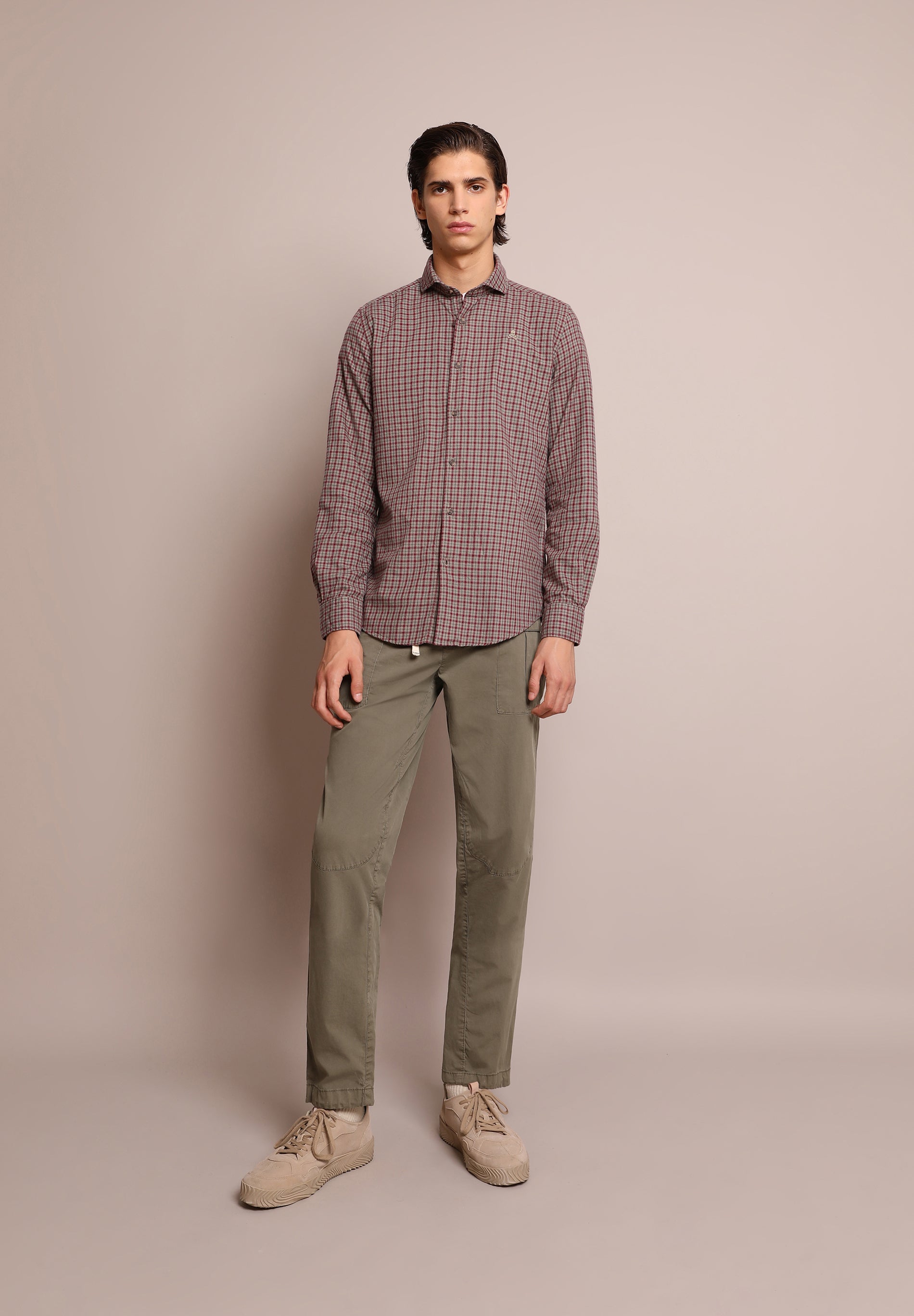 CAMISA FRANELA CUADROS MINI