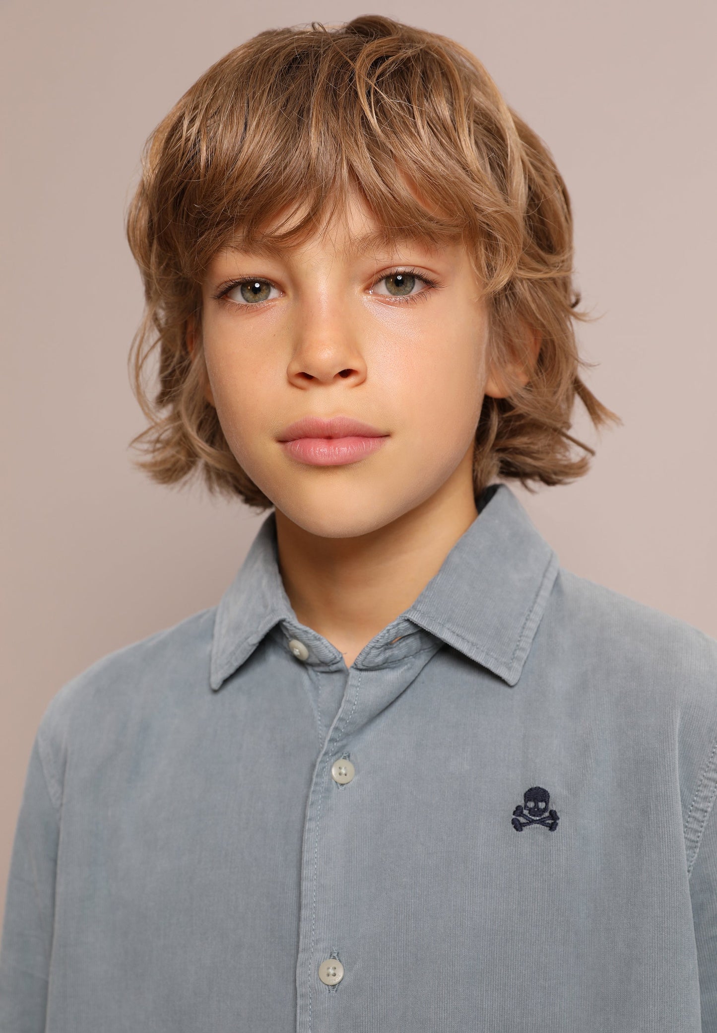 CAMISA PANA CALAVERA CONTRASTE