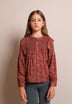BLUSA ESTAMPADA CON LUREX