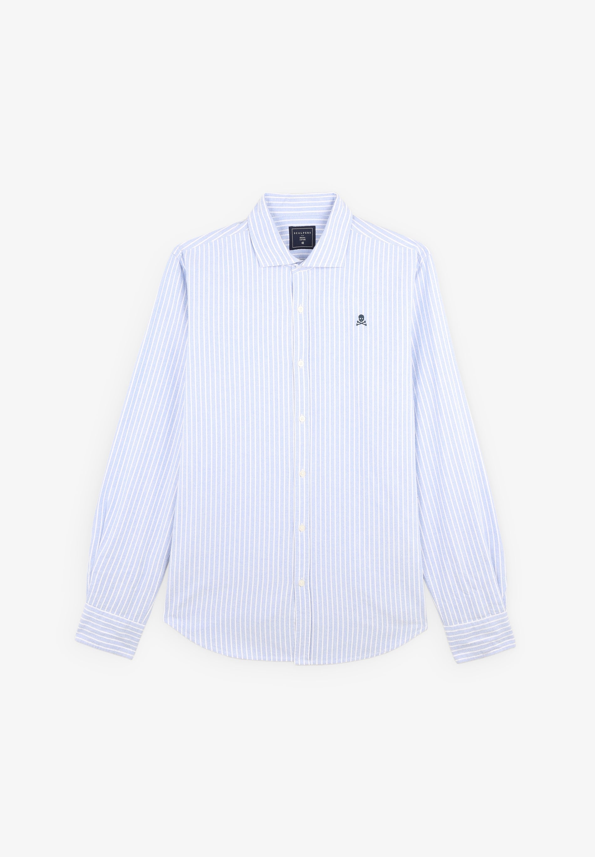 CAMISA OXFORD CALAVERA CONTRASTE
