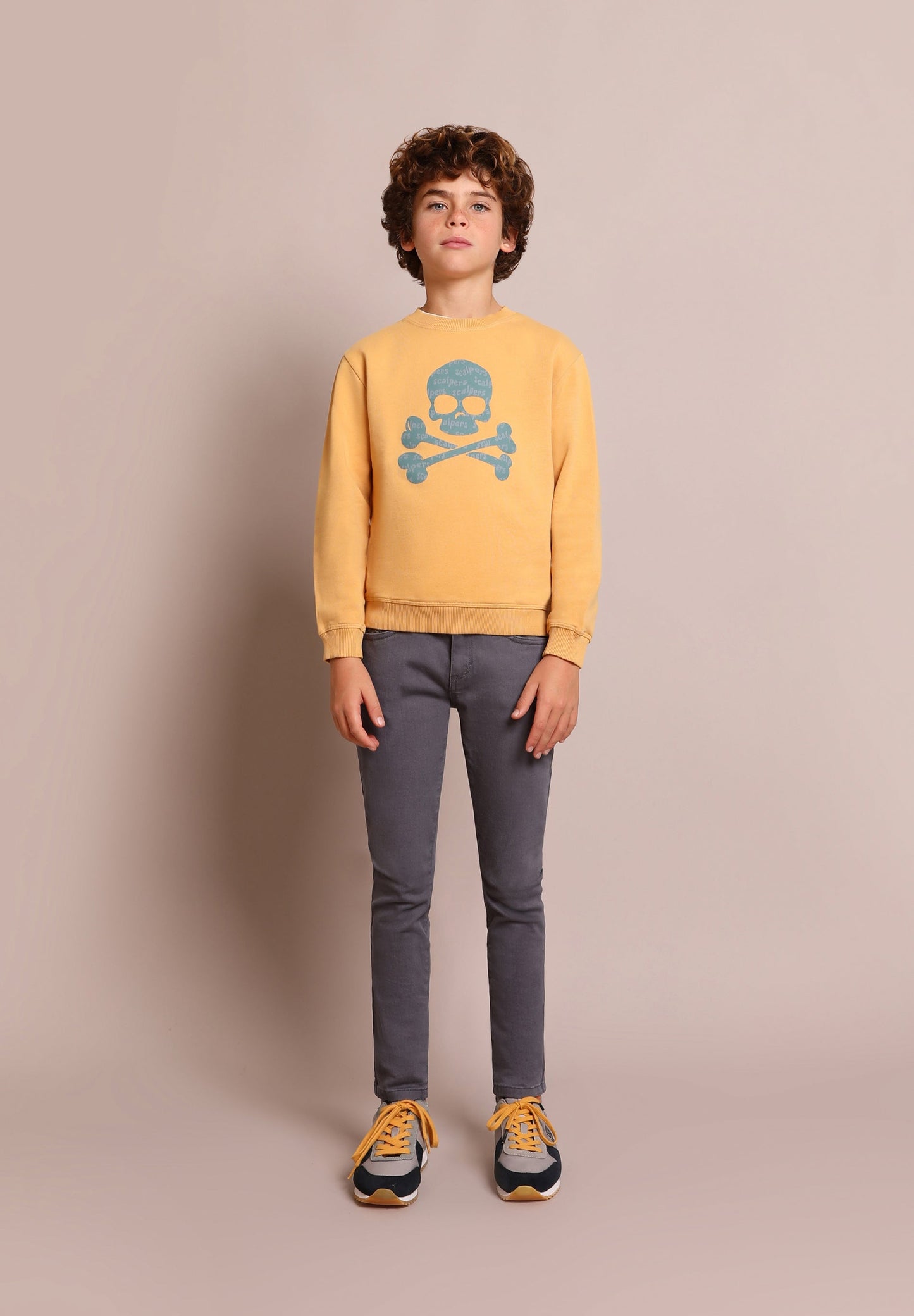 SUDADERA CALAVERA FRONTAL