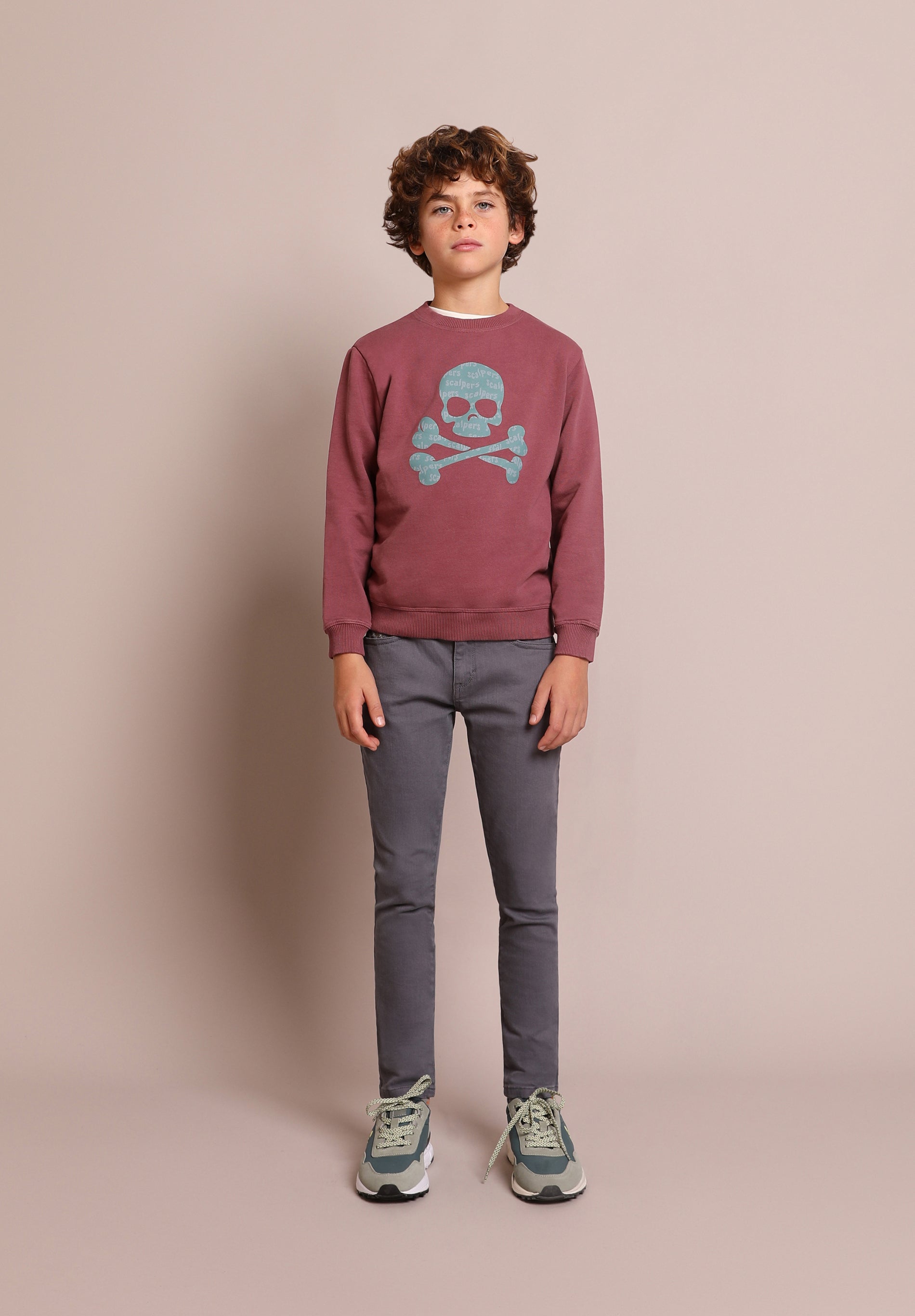 SUDADERA CALAVERA FRONTAL