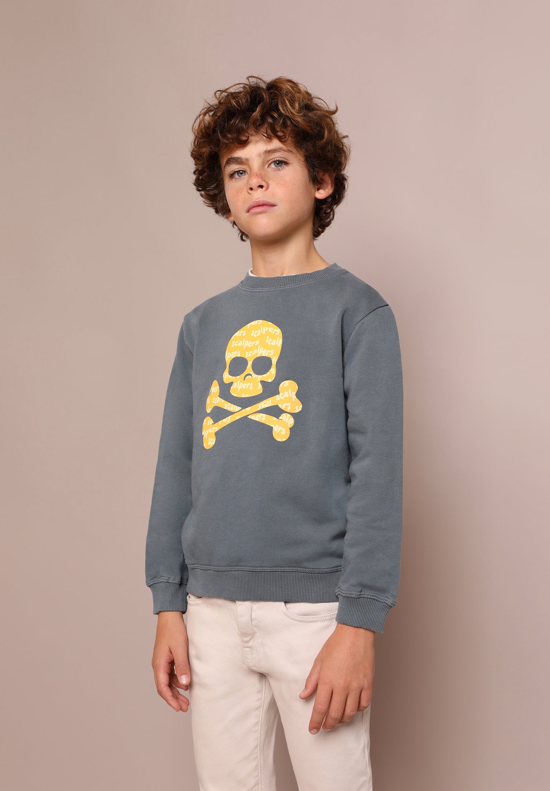 SUDADERA CALAVERA FRONTAL