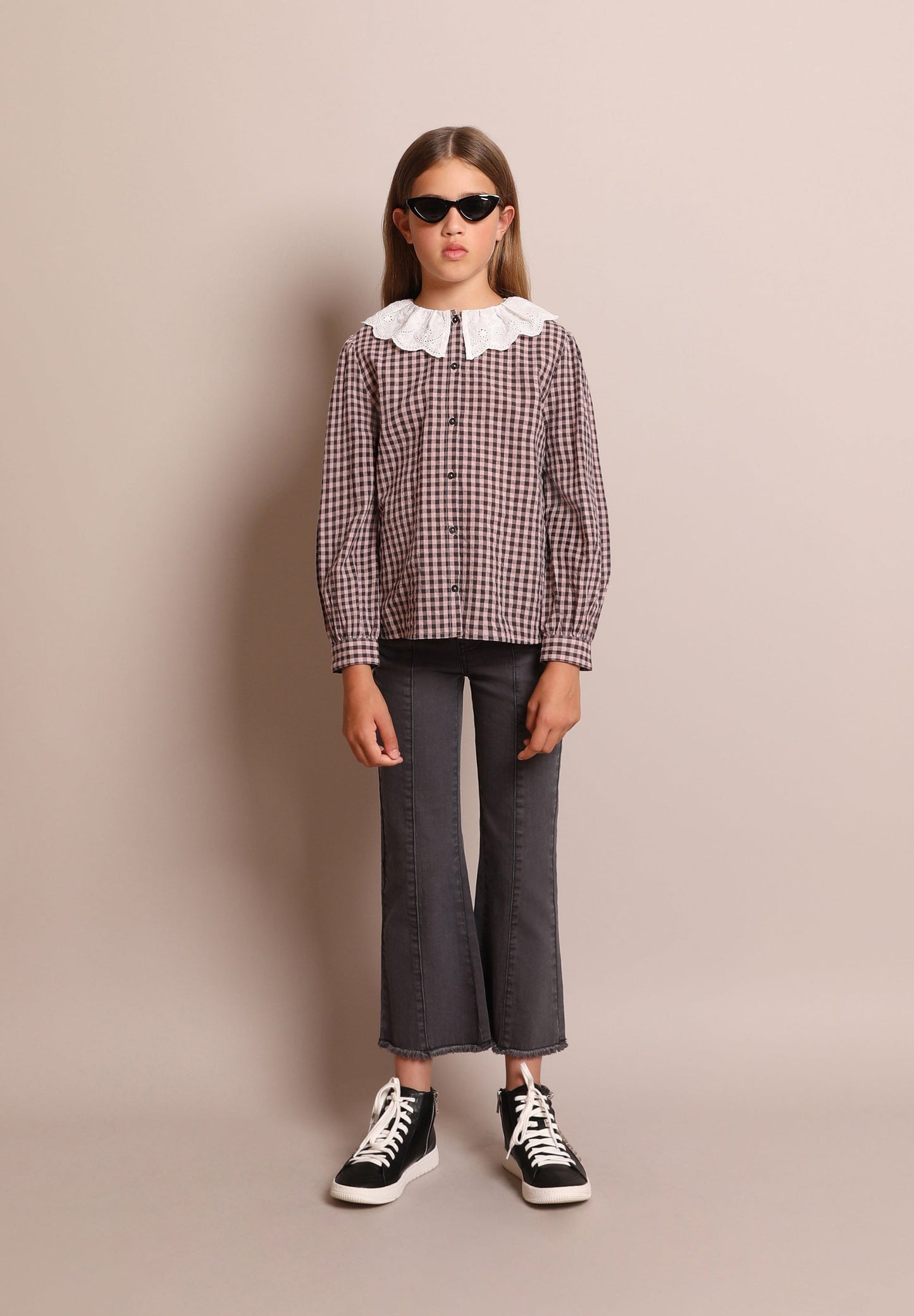 BLUSA VICHY CUELLO