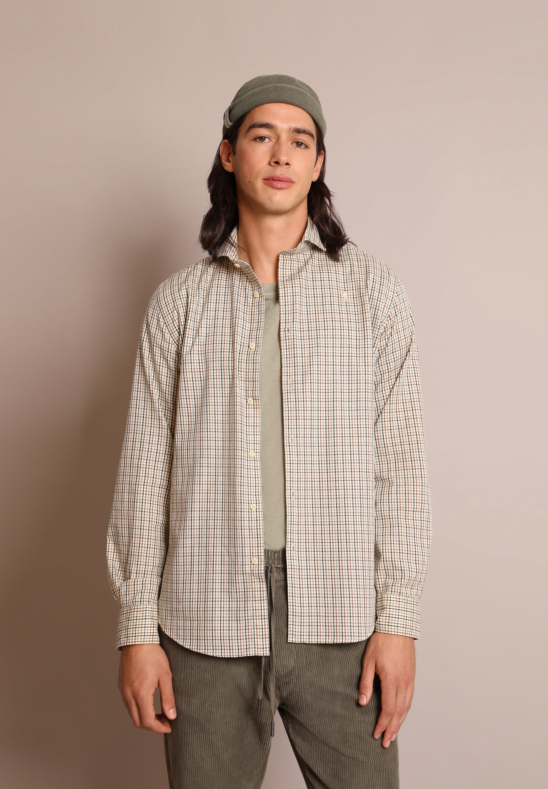 CAMISA CUADROS CALAVERA TONO