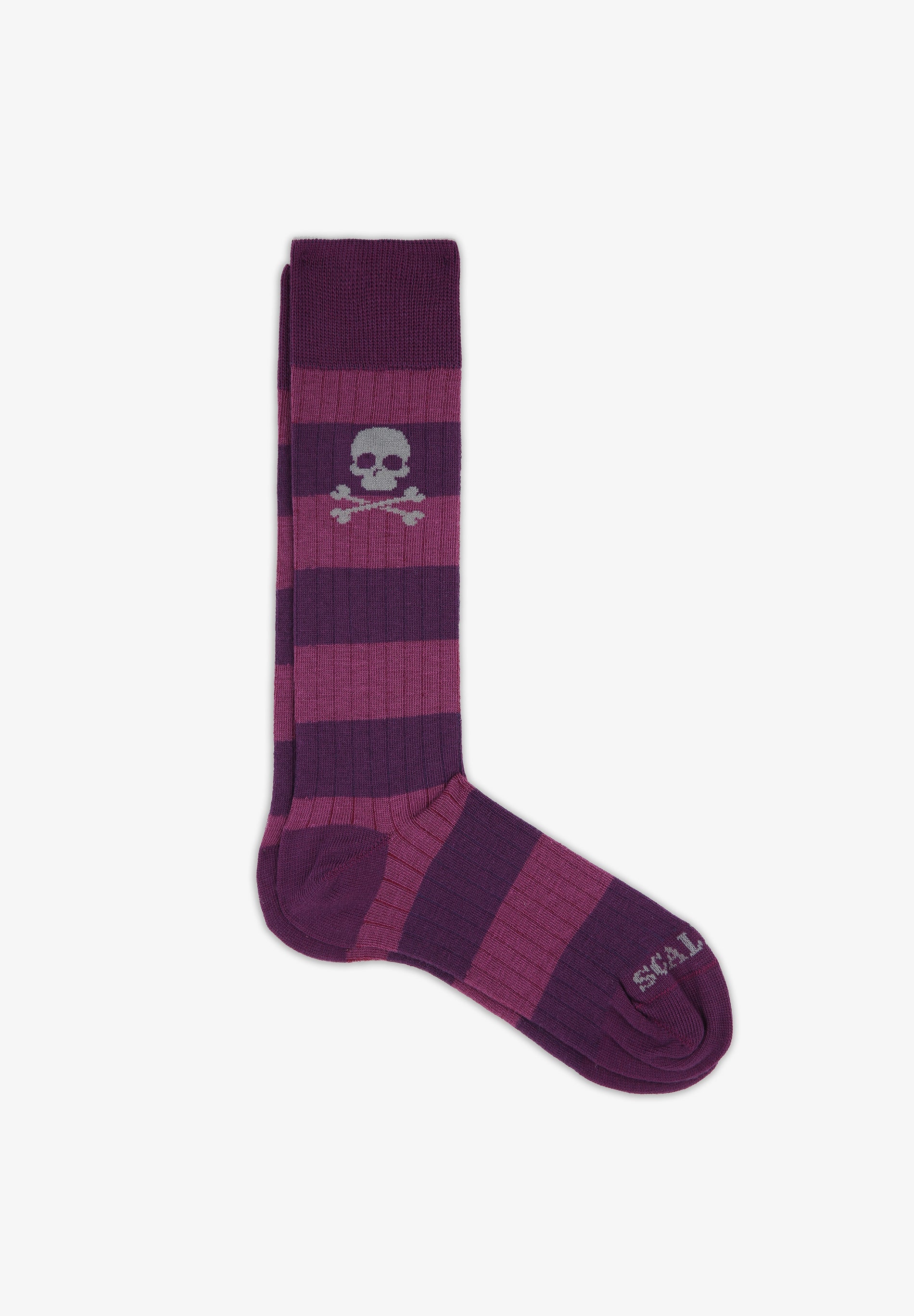 CALCETINES RAYAS CALAVERA CONTRASTE