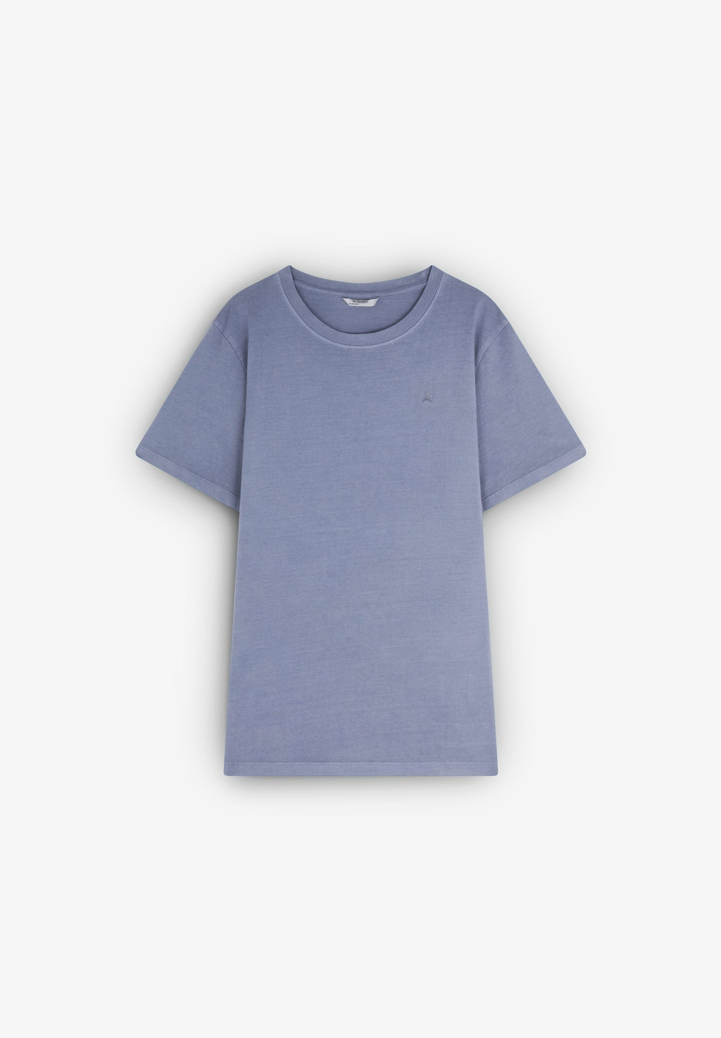 POLERA CALAVERA BORDADA TONO