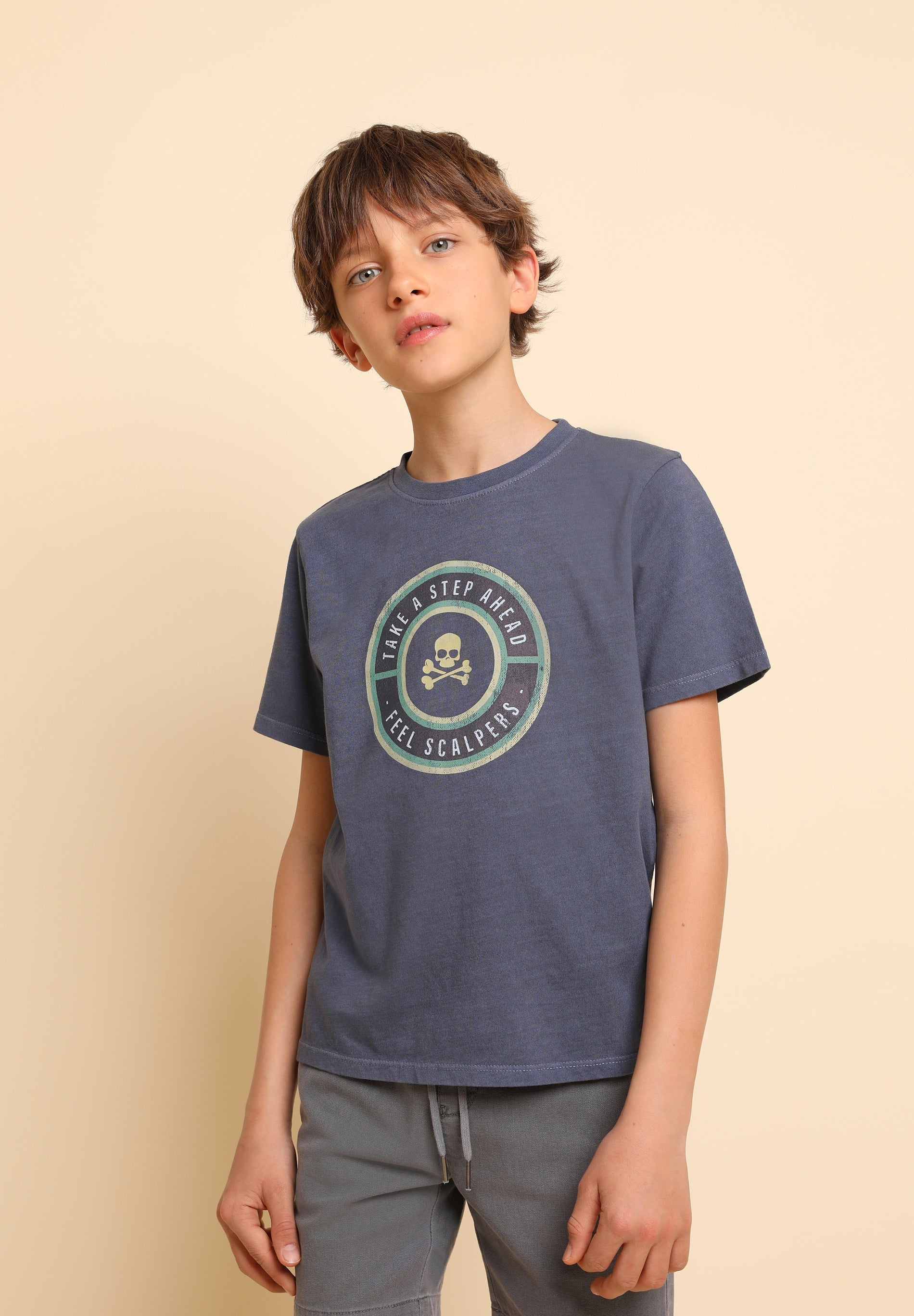 CAMISETA PRINT REDONDO