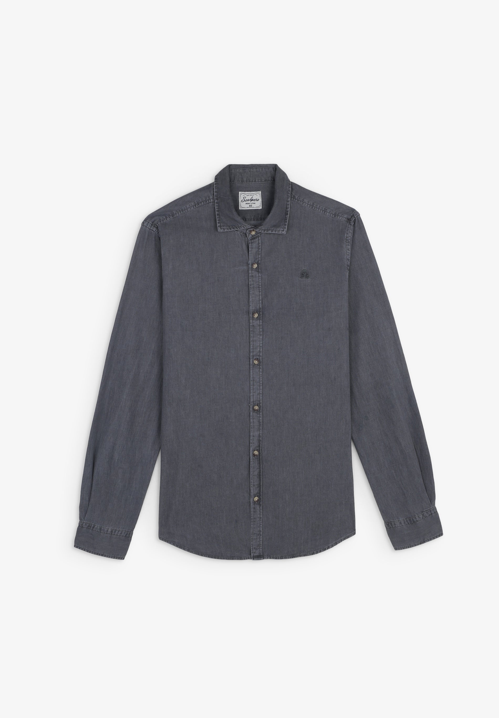 CAMISA DENIM OSCURA SLIM FIT