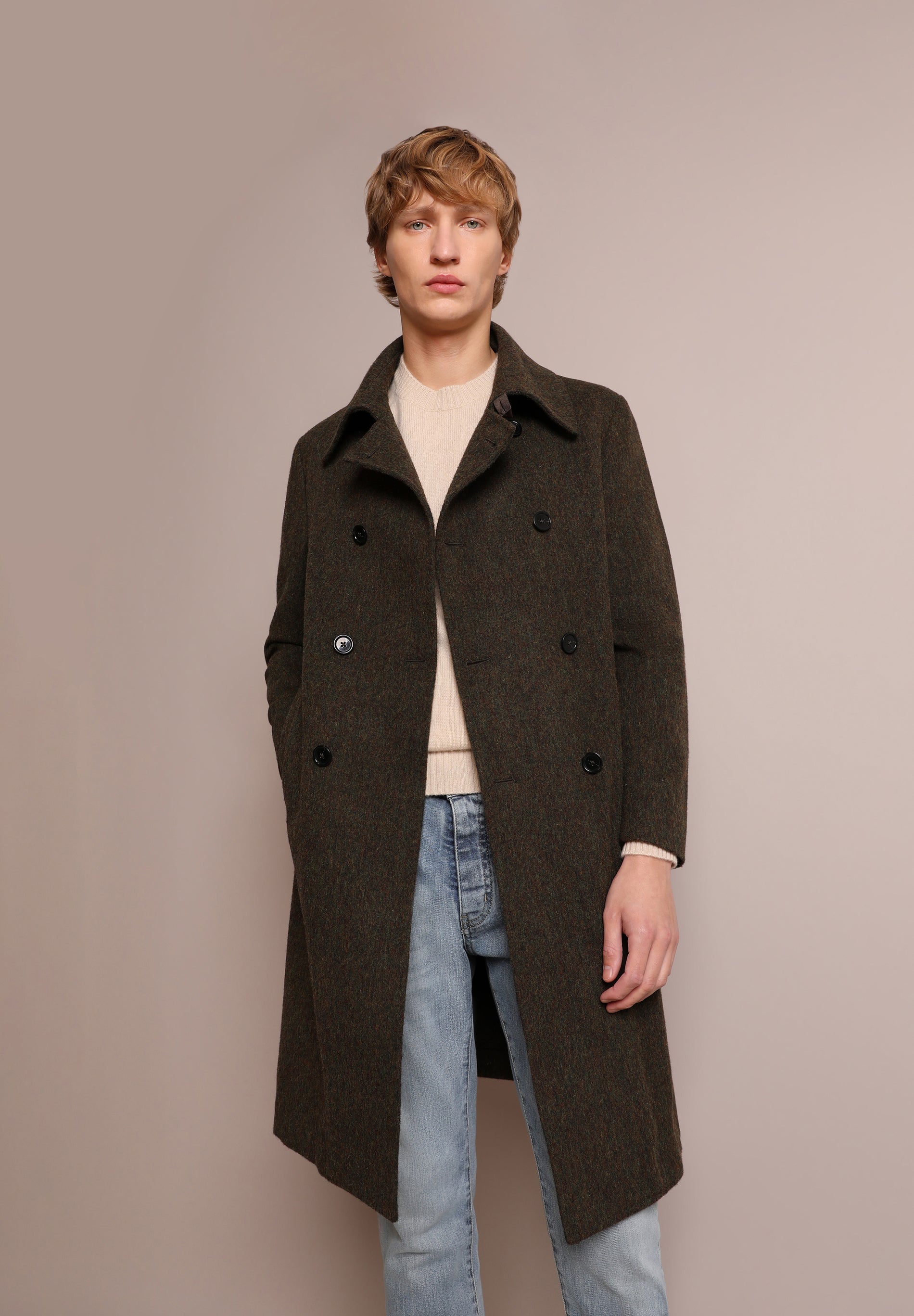 ABRIGO LANA LARGO CRUZADO