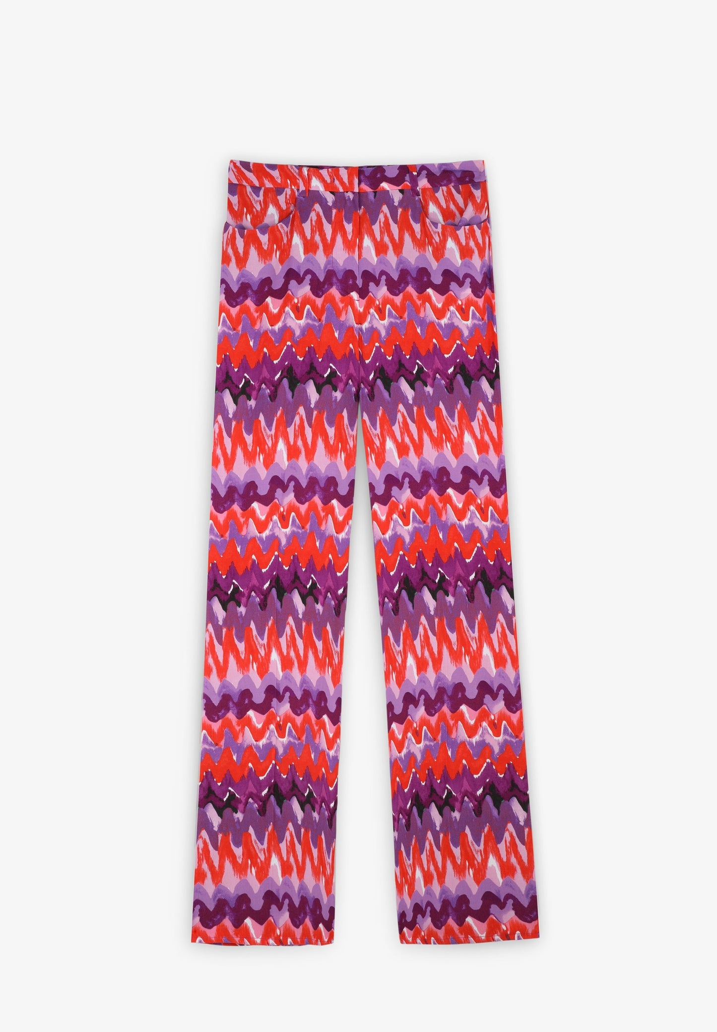 PANTALÓN FLARE PRINT ONDAS