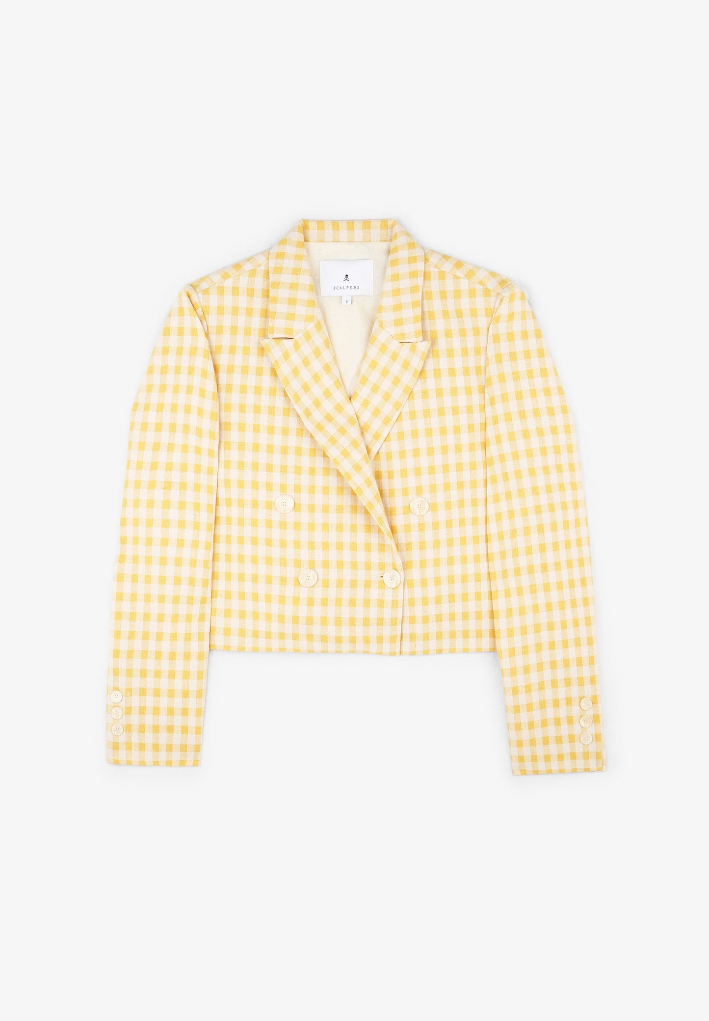 BLAZER VICHY CROPPED