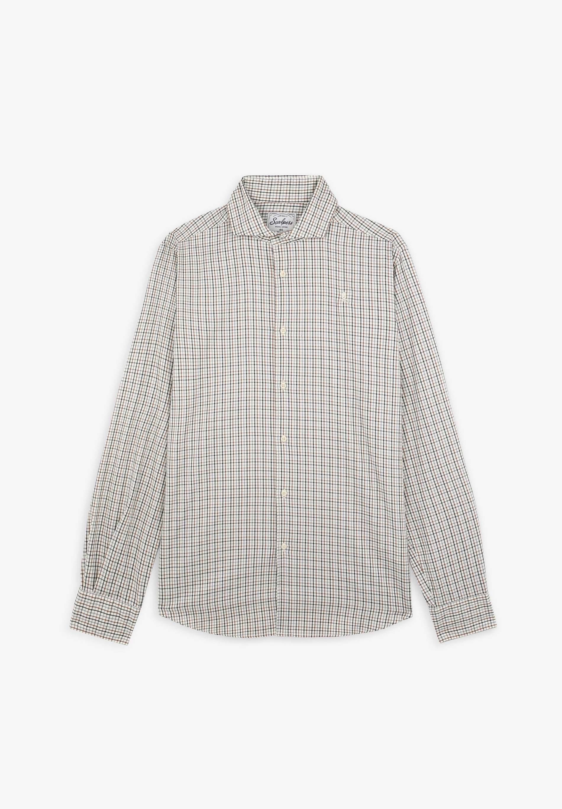 CAMISA CUADROS CALAVERA TONO