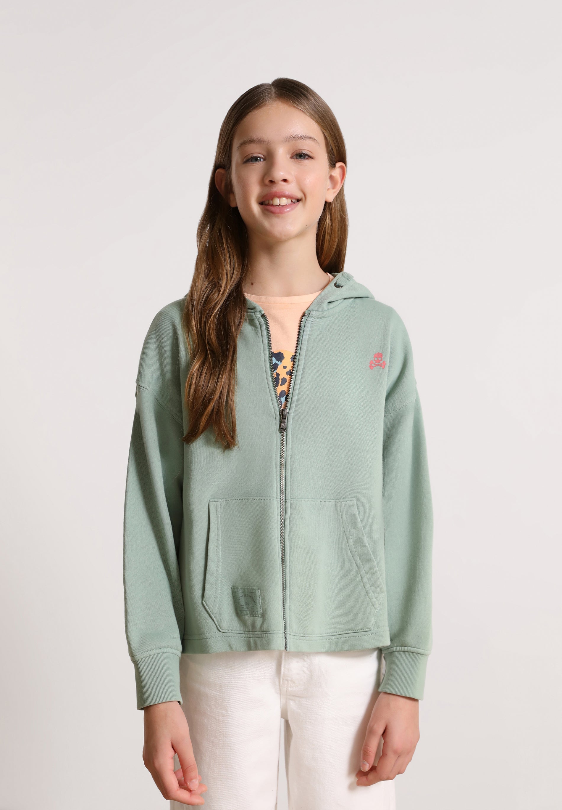 SUDADERA CREMALLERA CAPUCHA
