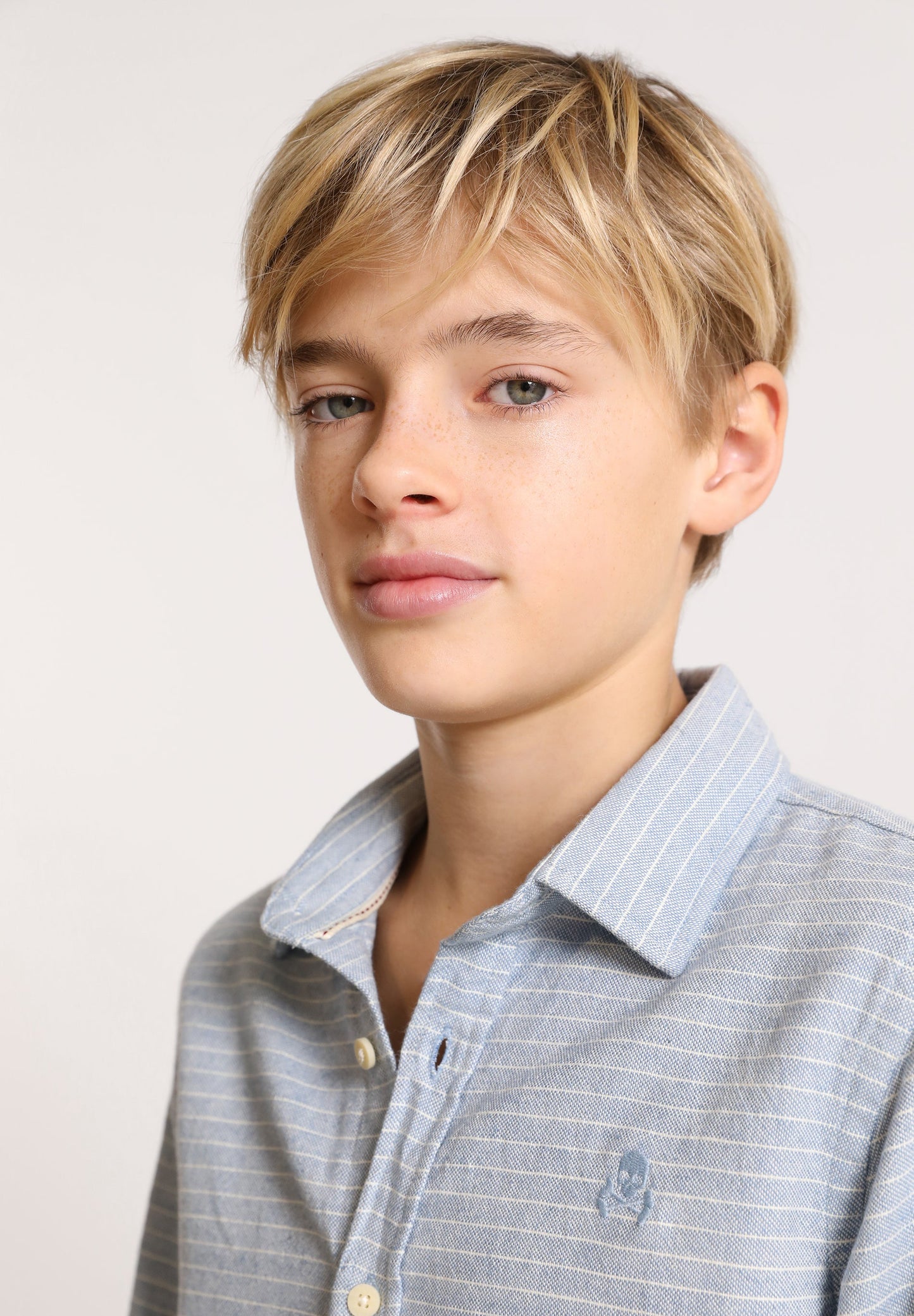 CAMISA RAYAS DENIM
