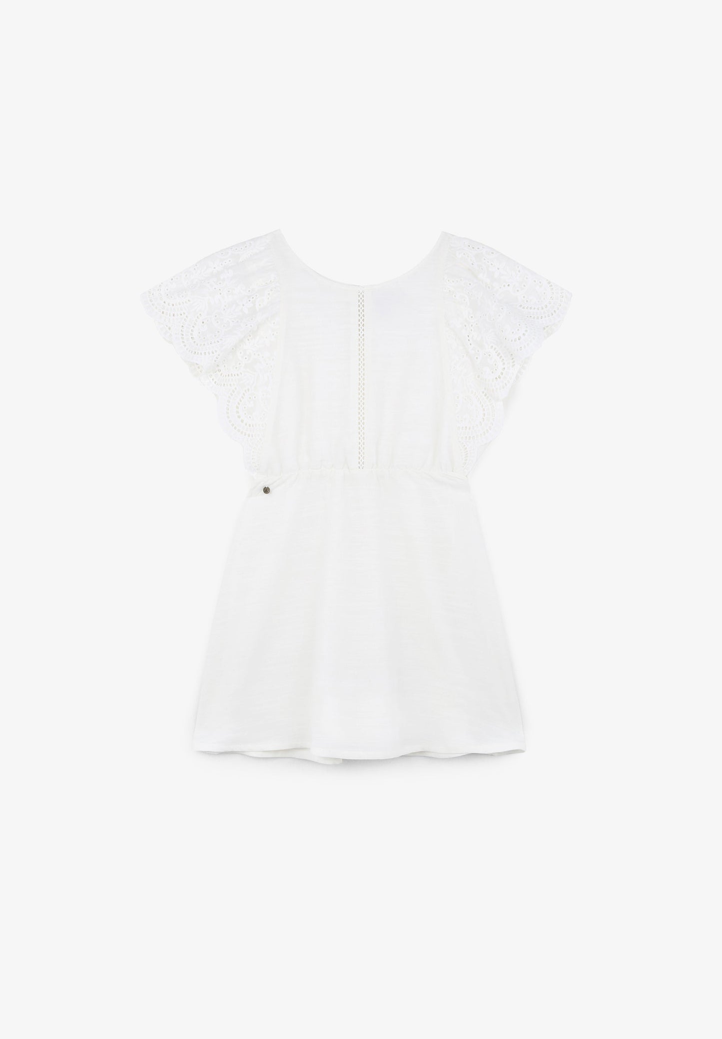 VESTIDO MINI VOLANTES BRODERIE