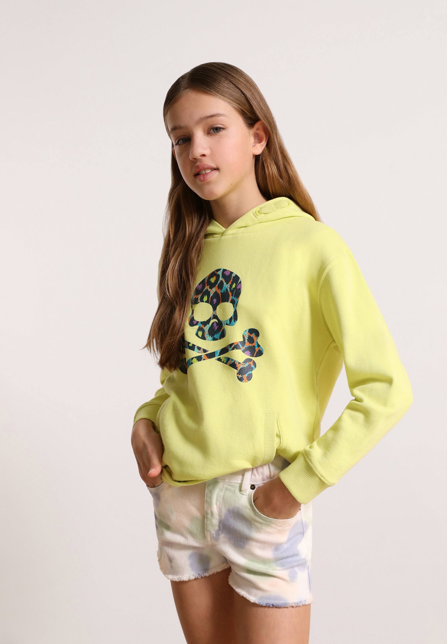 SUDADERA CALAVERA ANIMAL PRINT