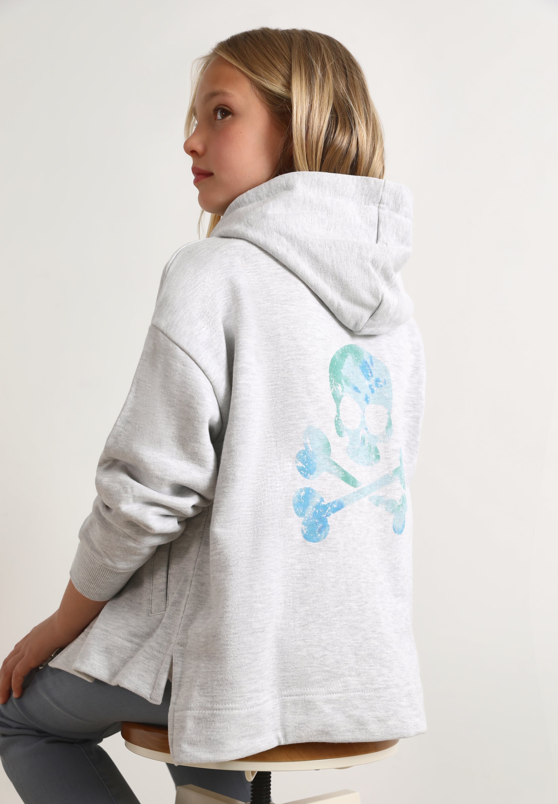 SUDADERA CALAVERA TIE DYE