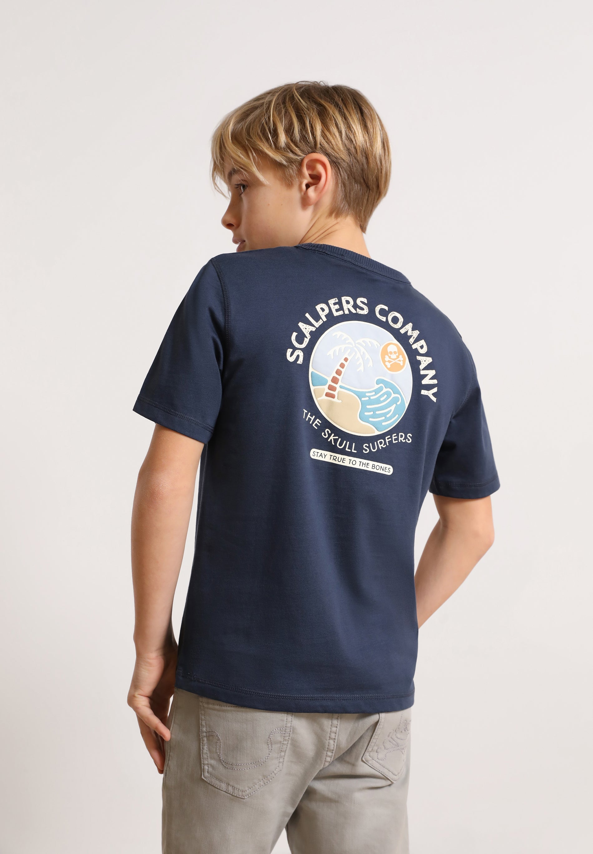 CAMISETA PRINT DIBUJO ISLA