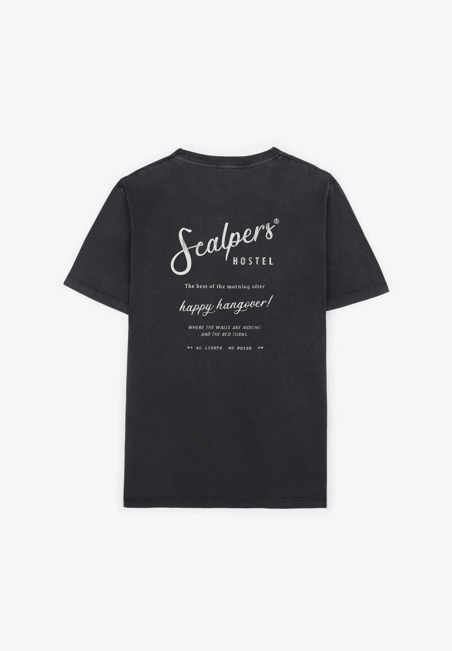 CAMISETA LAVADA PRINT TEXTO