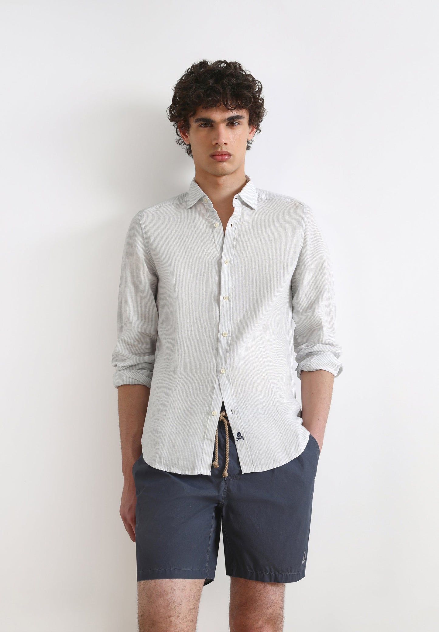 BAÑADOR LAVADO CALAVERA BORDADA