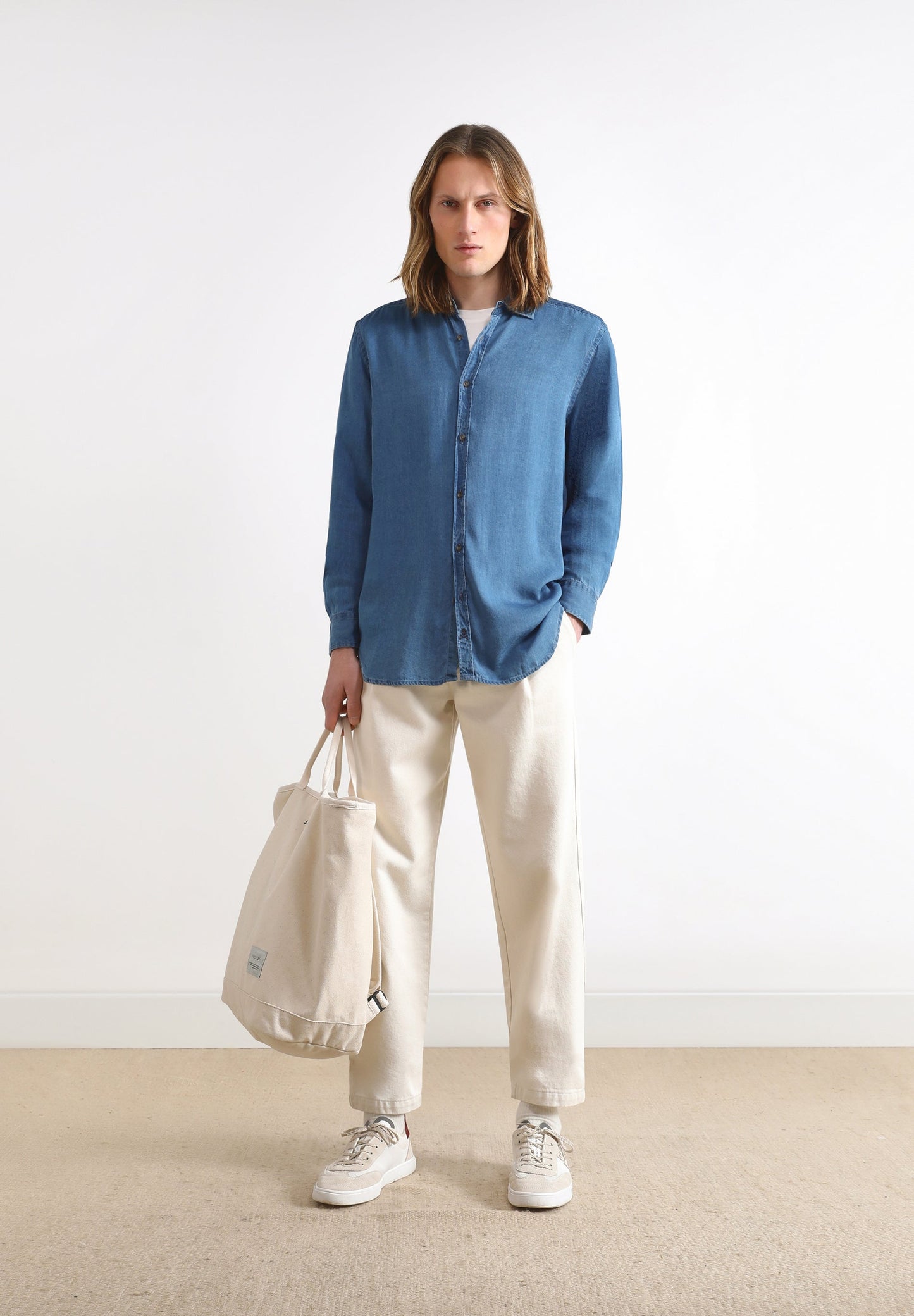 CAMISA DENIM CALAVERA TAPETA