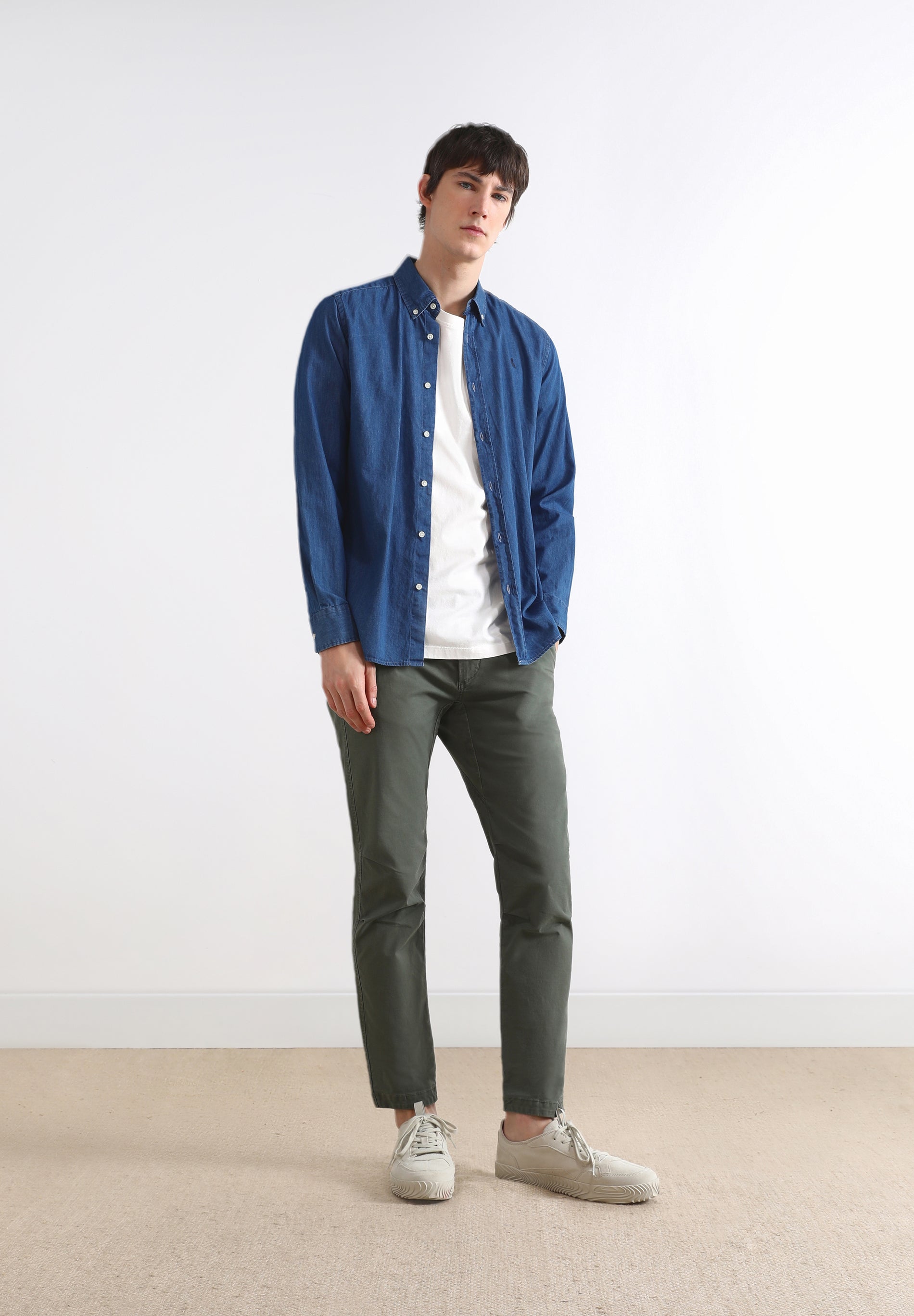 CAMISA DENIM BOTONES