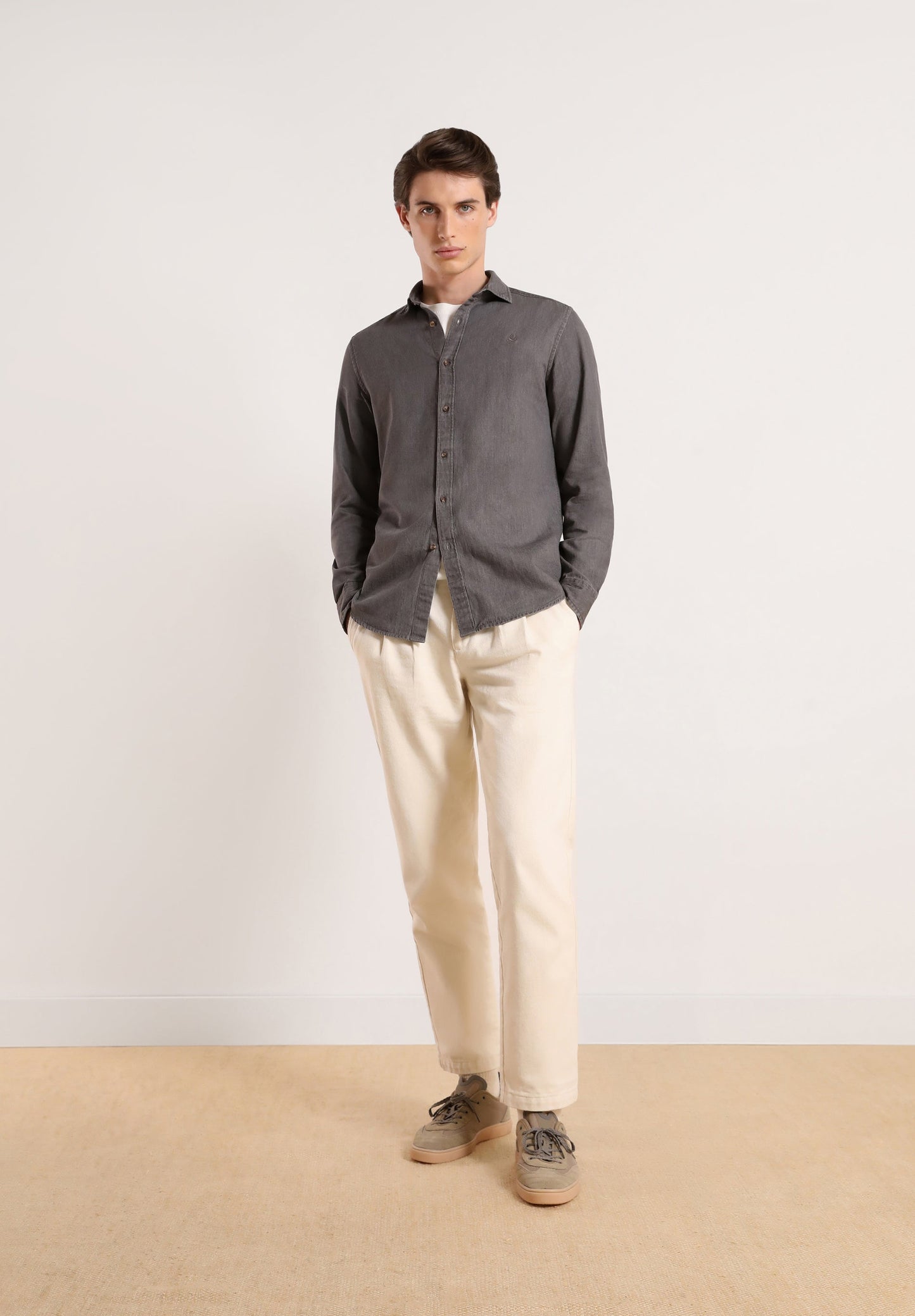 CAMISA DENIM BOTONES