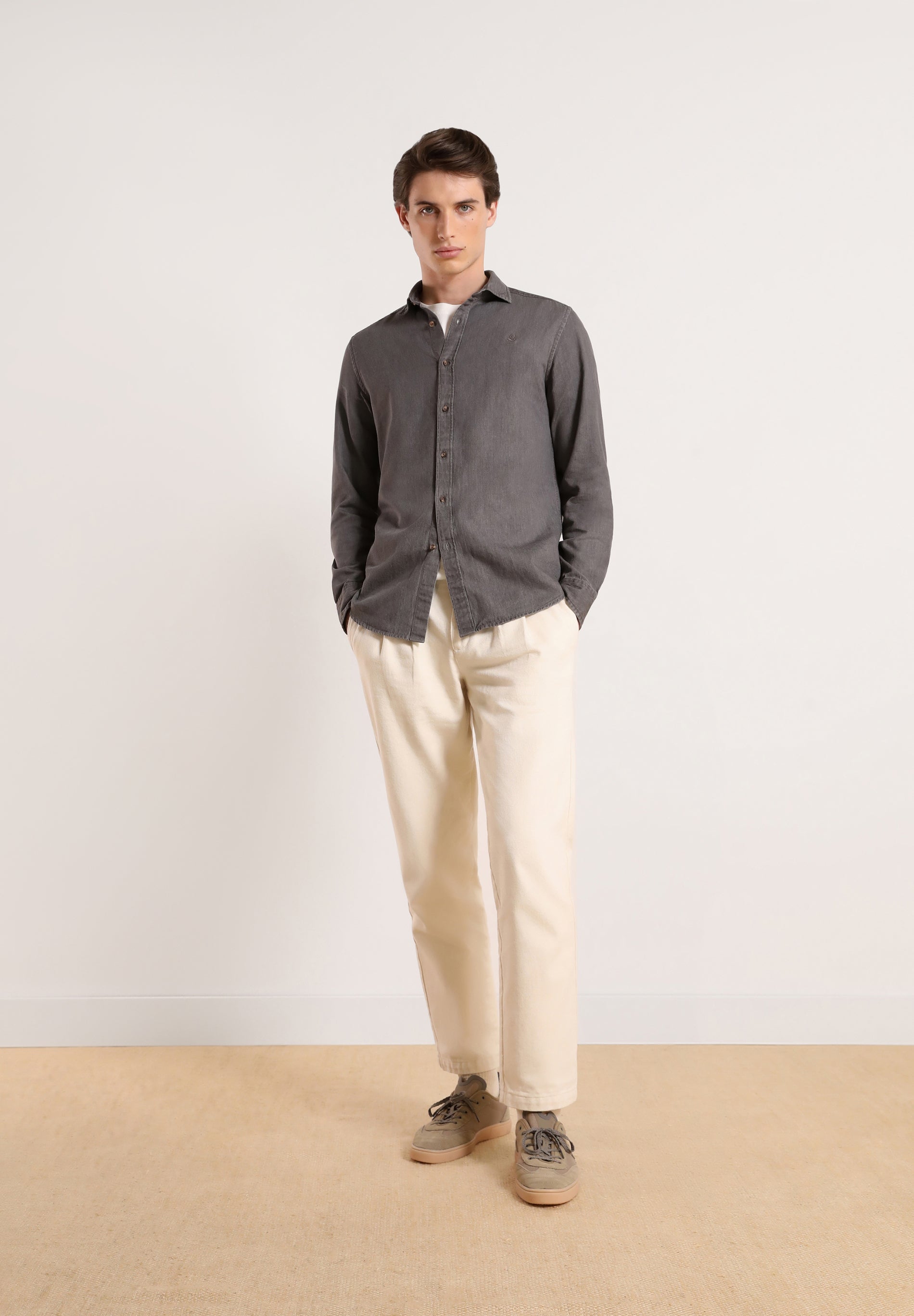 CAMISA DENIM BOTONES