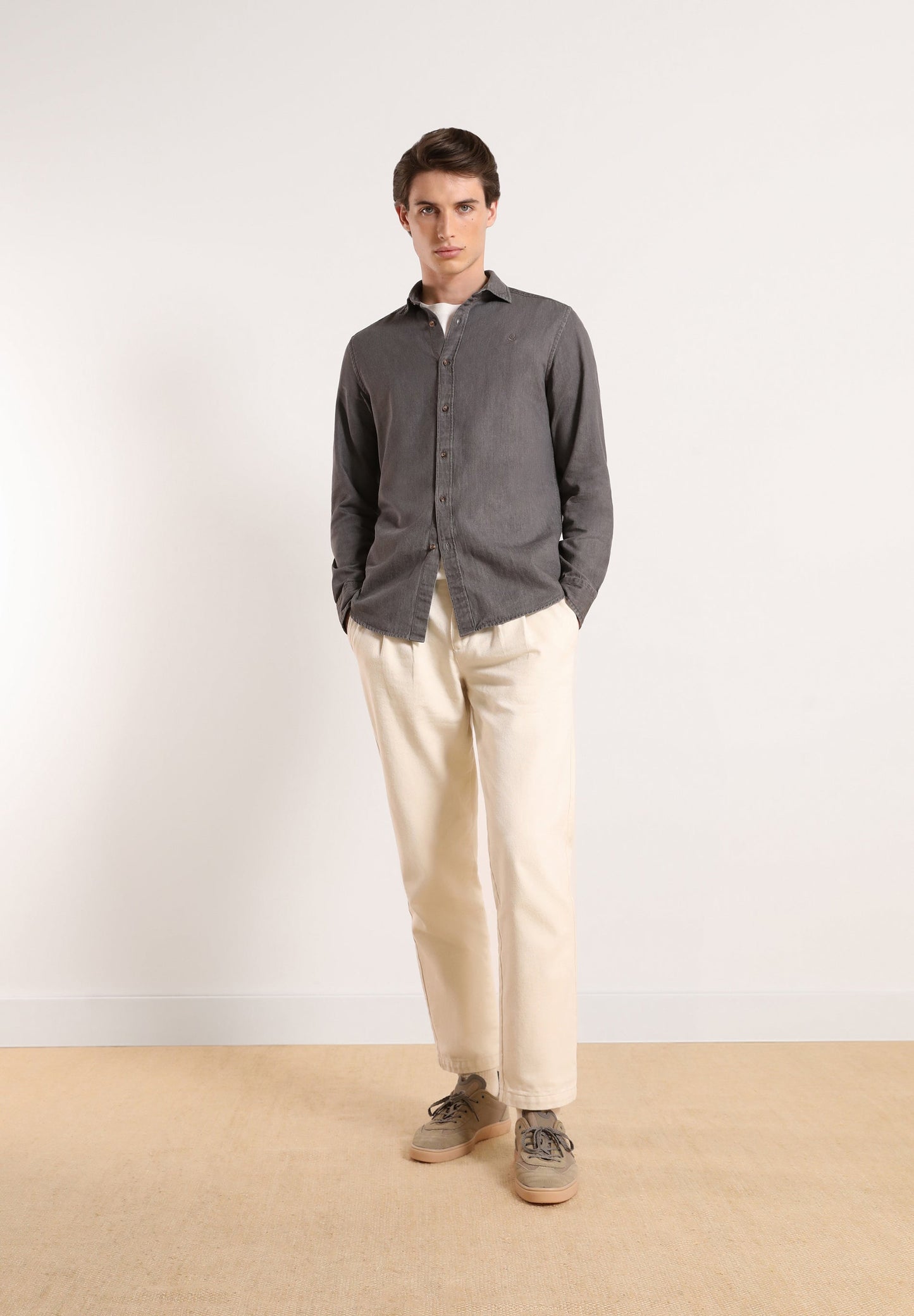 CAMISA DENIM BOTONES