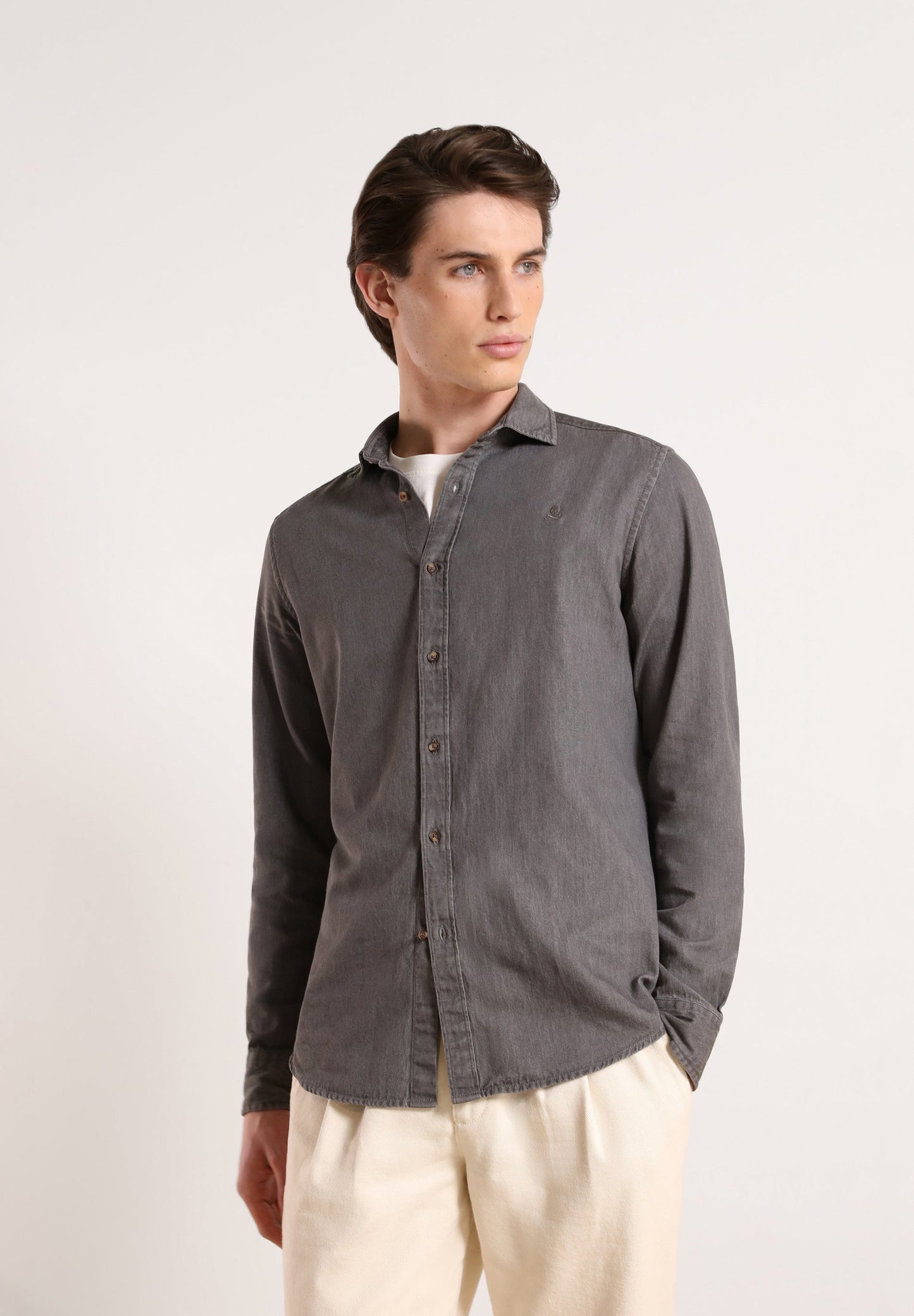 CAMISA DENIM BOTONES