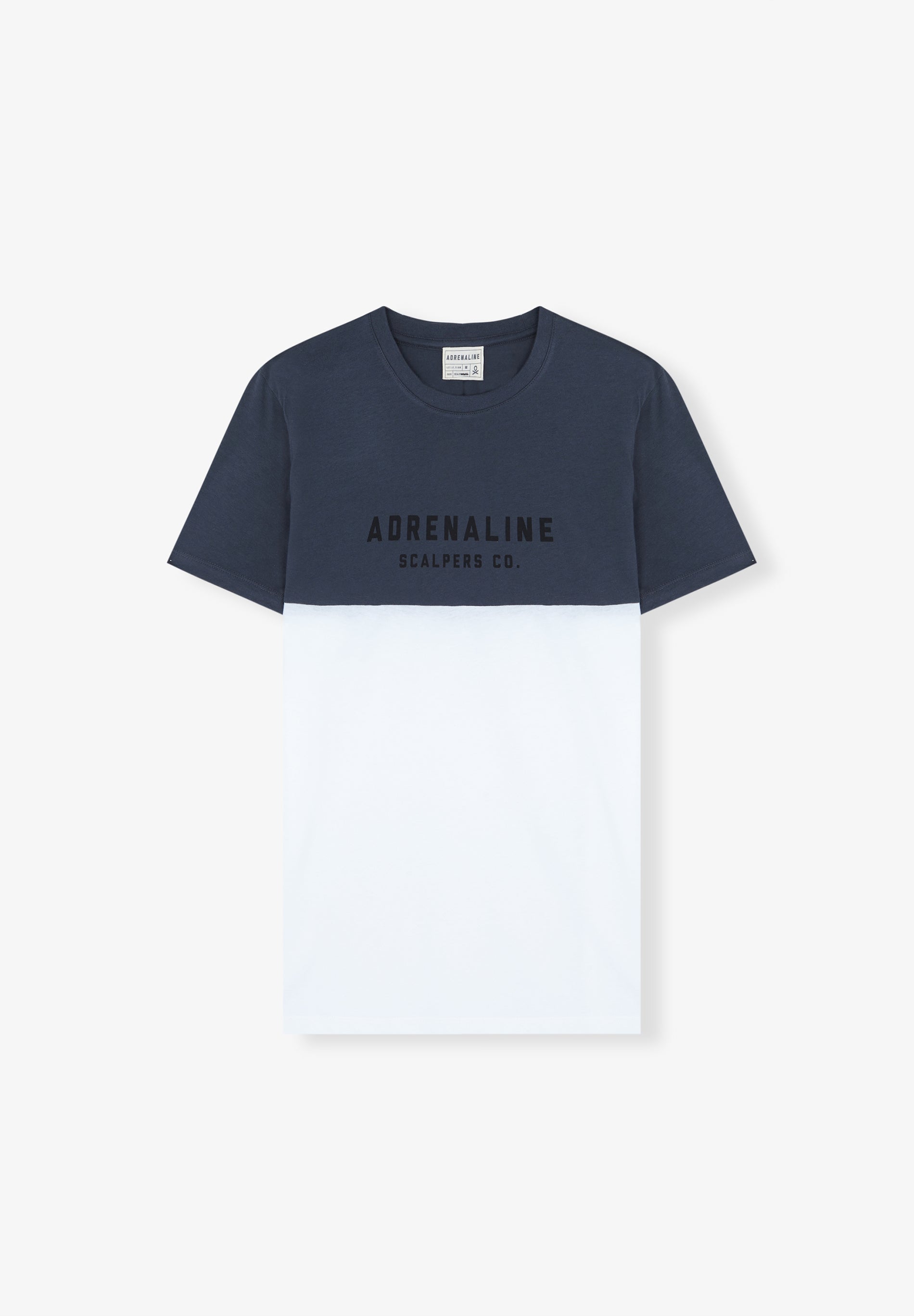 CAMISETA BICOLOR TEXTO